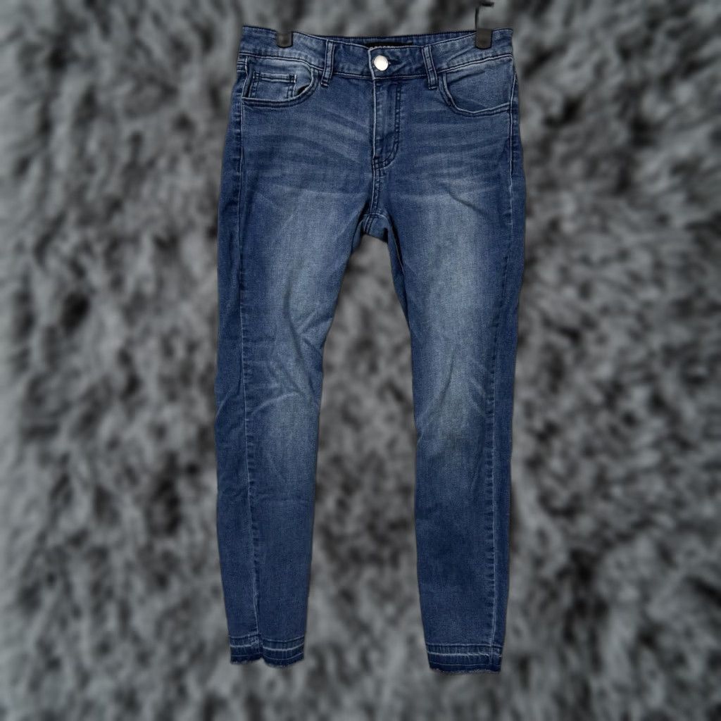 Denime Prosperity Jeans Women 28 Blue Denim Skinny Leg Stretch Clean Girl 90s Retro Hip Hop Vintage No Size 28" / US 6 / IT 42 - 1 Thumbnail