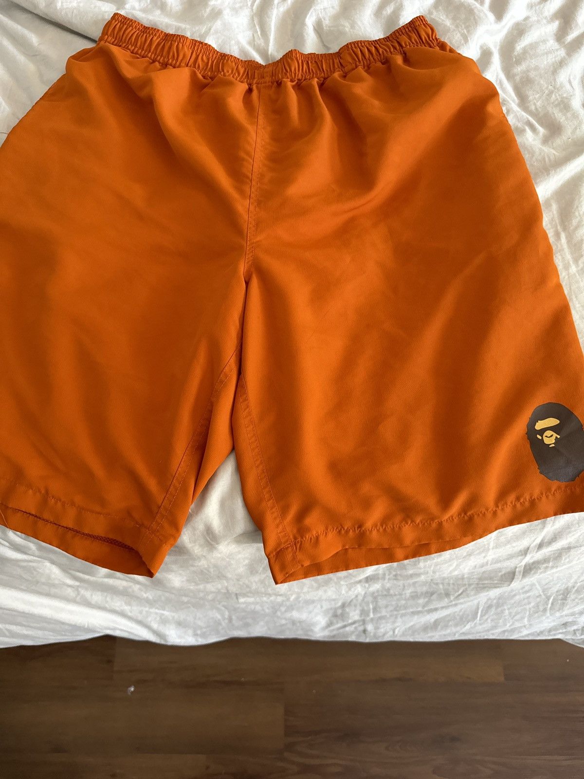 image of Bape Summer Beach Bag 2022 Shorts in Orange, Men's (Size 38)