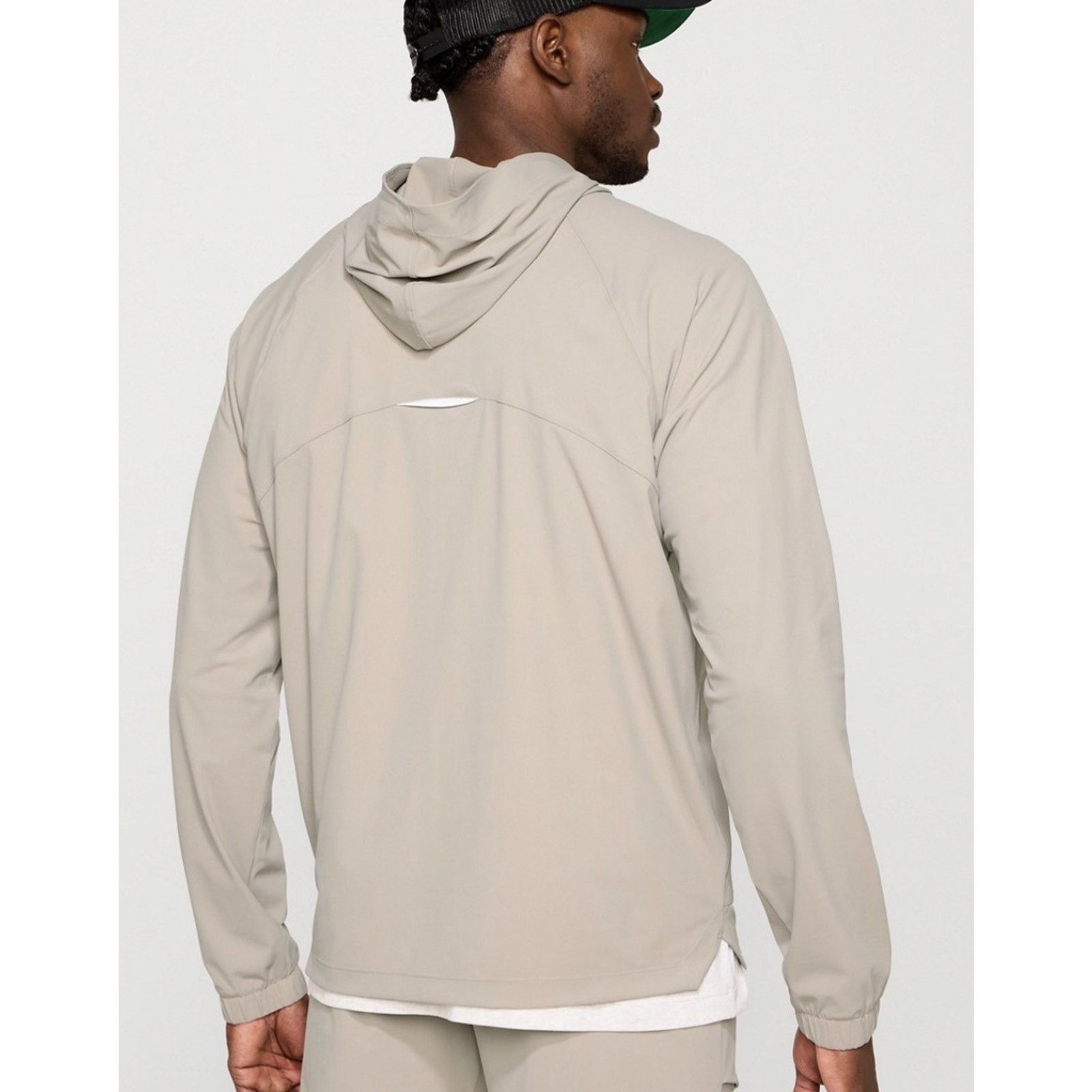 Fabletics Fabletics Jacket Men Large Beige Brutalist Khaki Windbreaker Size US L / EU 52-54 / 3 - 2 Thumbnail
