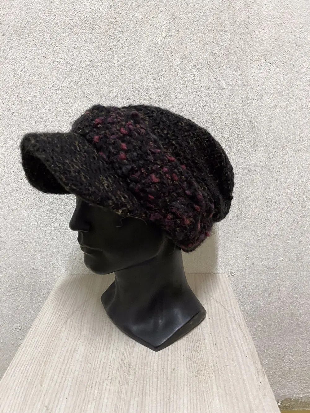 Japanese Brand Rare Namiki Visor Crochet Japanese Brand Beanie Hat Size ONE SIZE - 2 Thumbnail