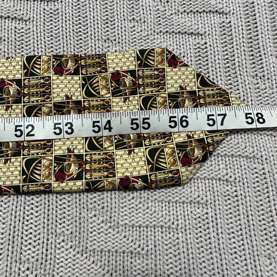 Kieselstein-Cord Kieselstein-Cord gold duck print silk tie Size ONE SIZE - 5 Thumbnail