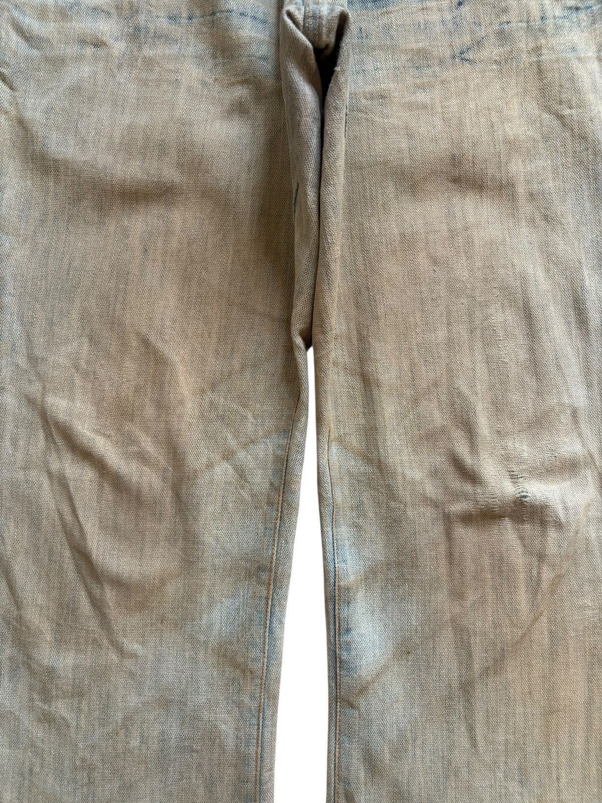 If Six Was Nine Vintage Japanese Brand Rusty Mud Wash Distressed Flare Jeans Size US 30 / EU 46 - 5 Thumbnail
