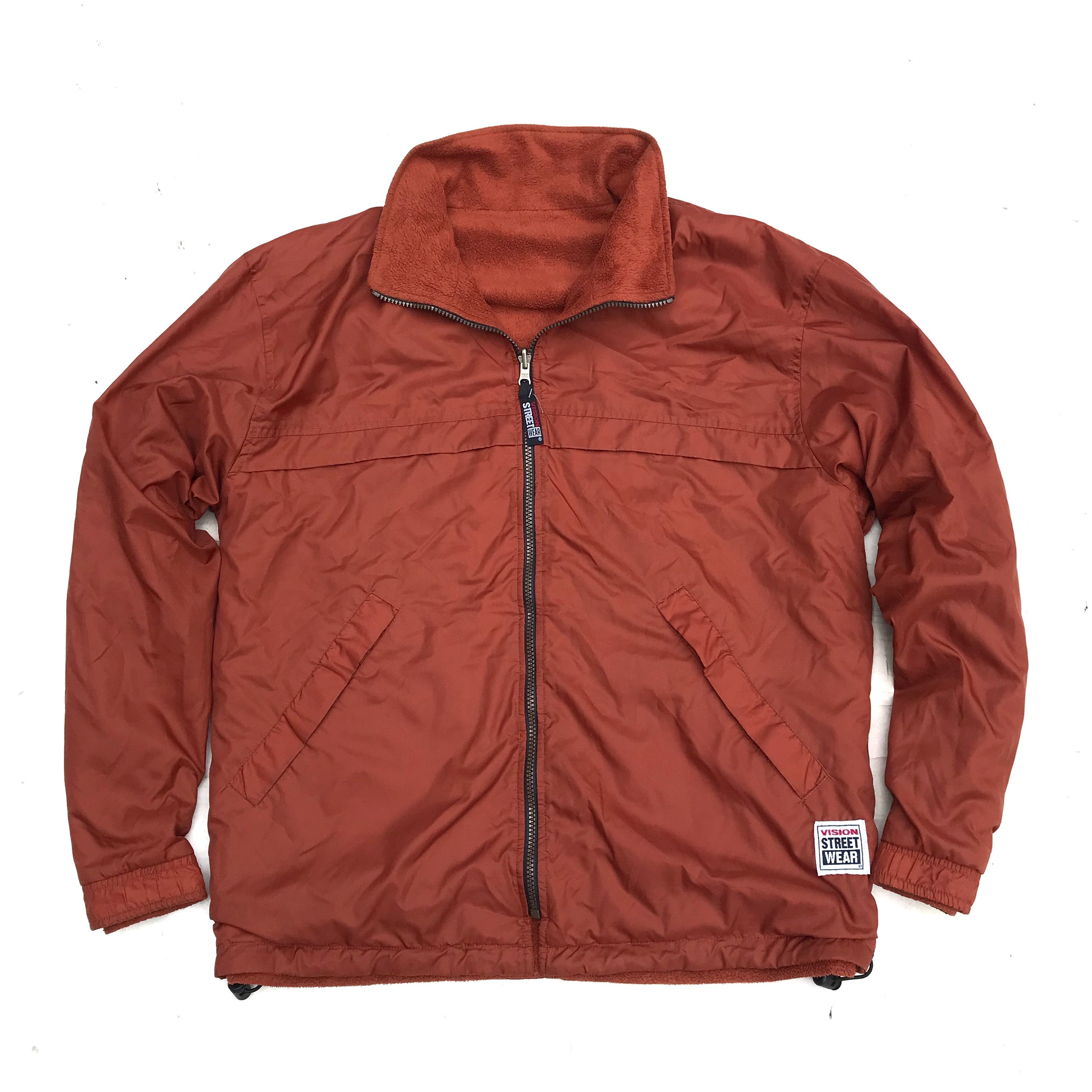 Vision Streetwear Vintage Vision Streetwear Orange Reversible Jacket Size US M / EU 48-50 / 2 - 1 Thumbnail