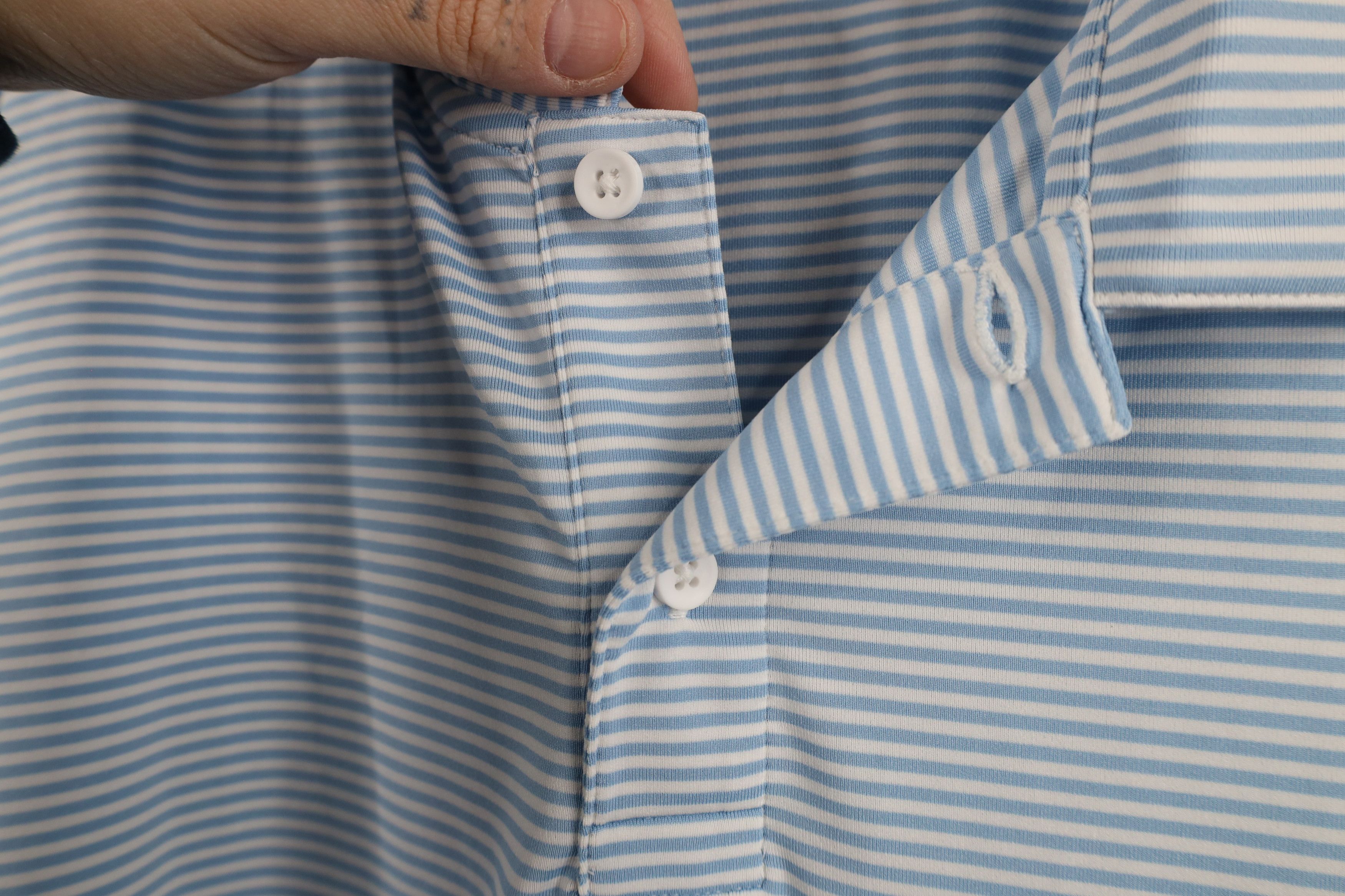 Bonobos × Vintage Bonobos Fit Stretch Striped Collared Golf Polo Shirt Blue Size US XXL / EU 58 / 5 - 6 Thumbnail