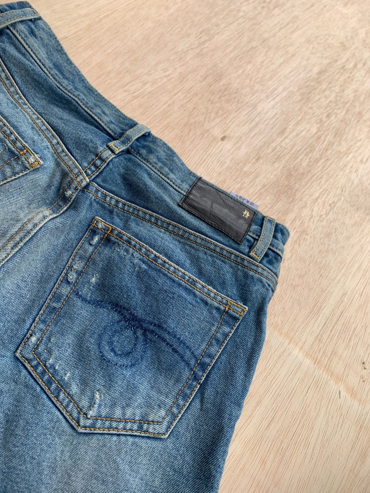 R13 R13 Made In Italy Distressed Denim Size 26" / US 2 / IT 38 - 5 Thumbnail