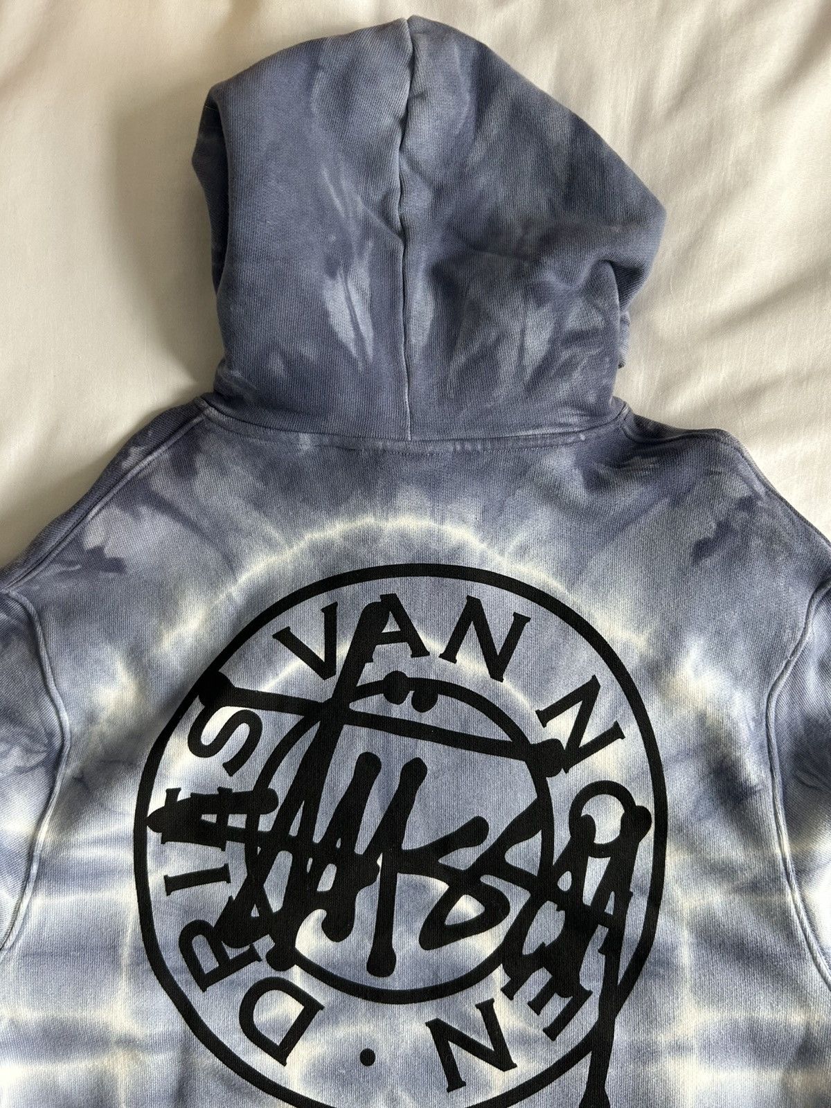 Dries Van Noten × Stussy Stussy Dries Van Noten Sweatshirt Tie Dye Logo Hoodie Size US M / EU 48-50 / 2 - 2 Thumbnail
