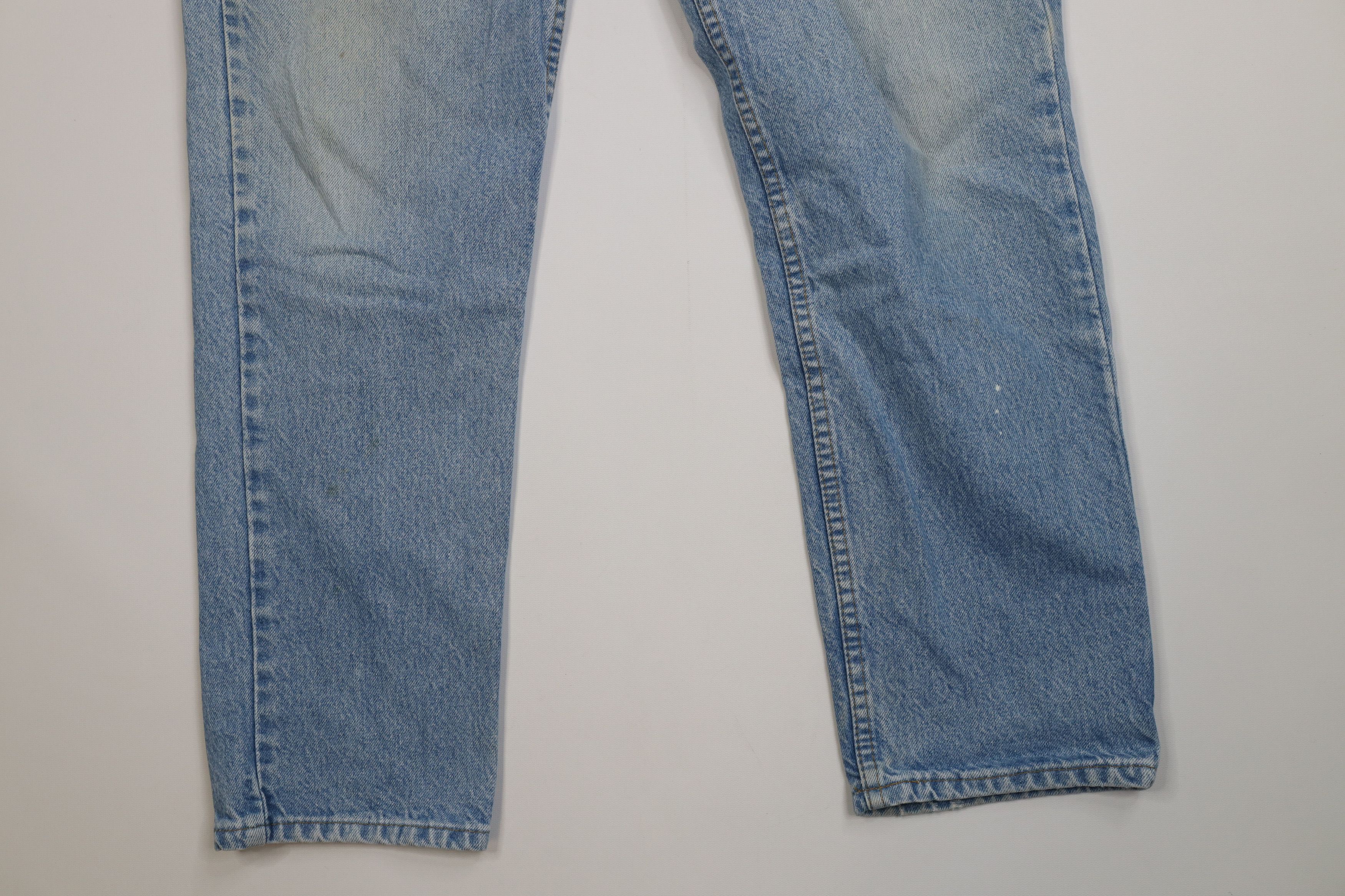 Carhartt Vintage 90s Carhartt Straight Leg Denim Jeans Blue Cotton Size US 36 / EU 52 - 4 Thumbnail