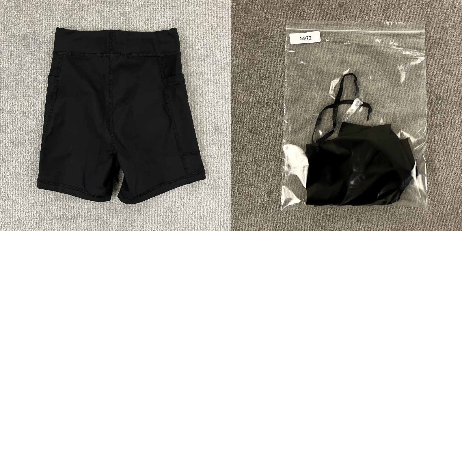 Vintage OFFLINE by Aerie Shorts Womens XS Black Hi Rise Shortie 4" Bike Stretch Pocket Athletic Size 26" / US 2 / IT 38 - 8 Thumbnail