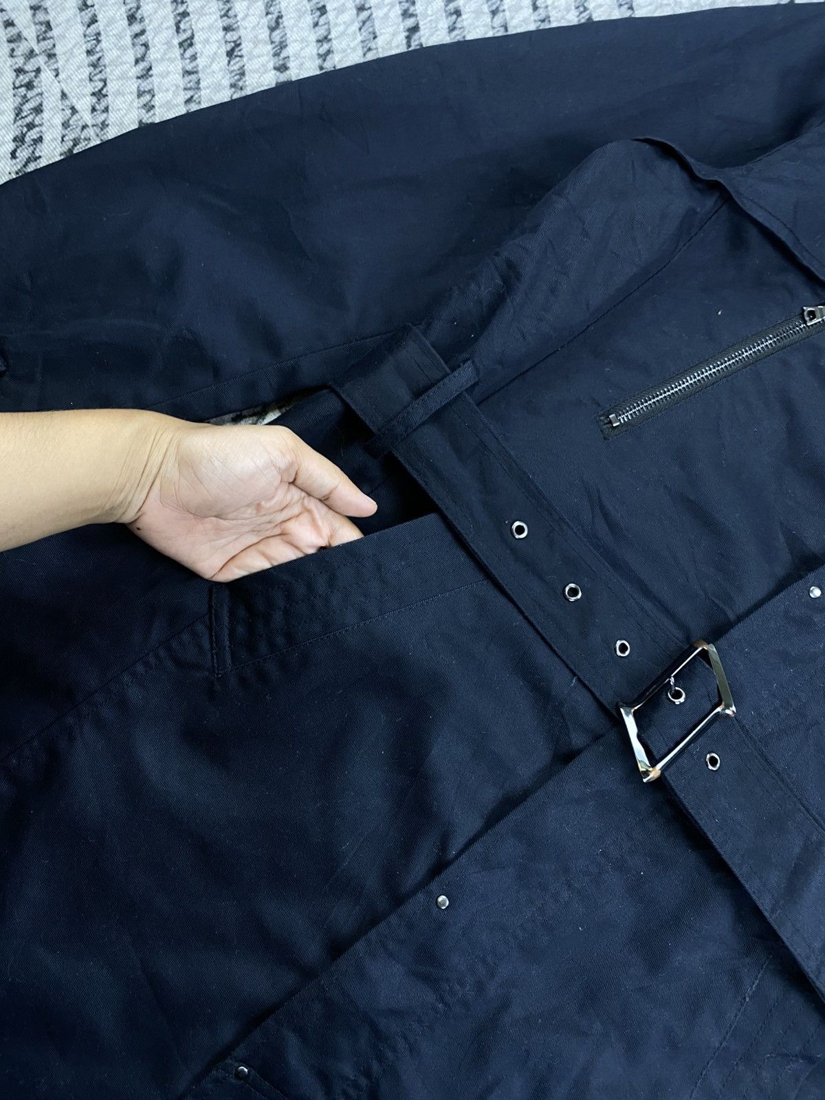 14th Addiction Bareback Premium Black Multipocket Belted Jacket Size US M / EU 48-50 / 2 - 9 Thumbnail