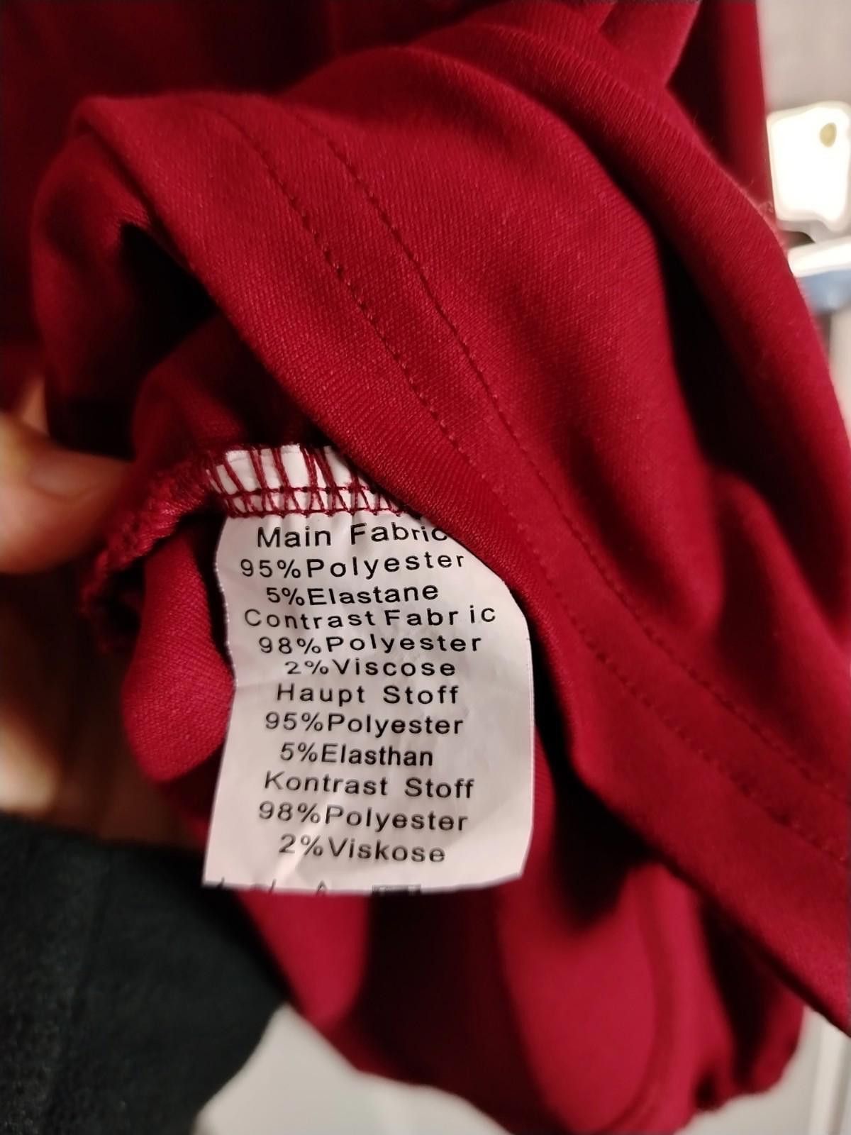 Other GRACE KARIN Red Wrap Top 2XL Long Sleeve Ruched Blouse Party Size XXL / US 16-18 / IT 52-54 - 4 Thumbnail