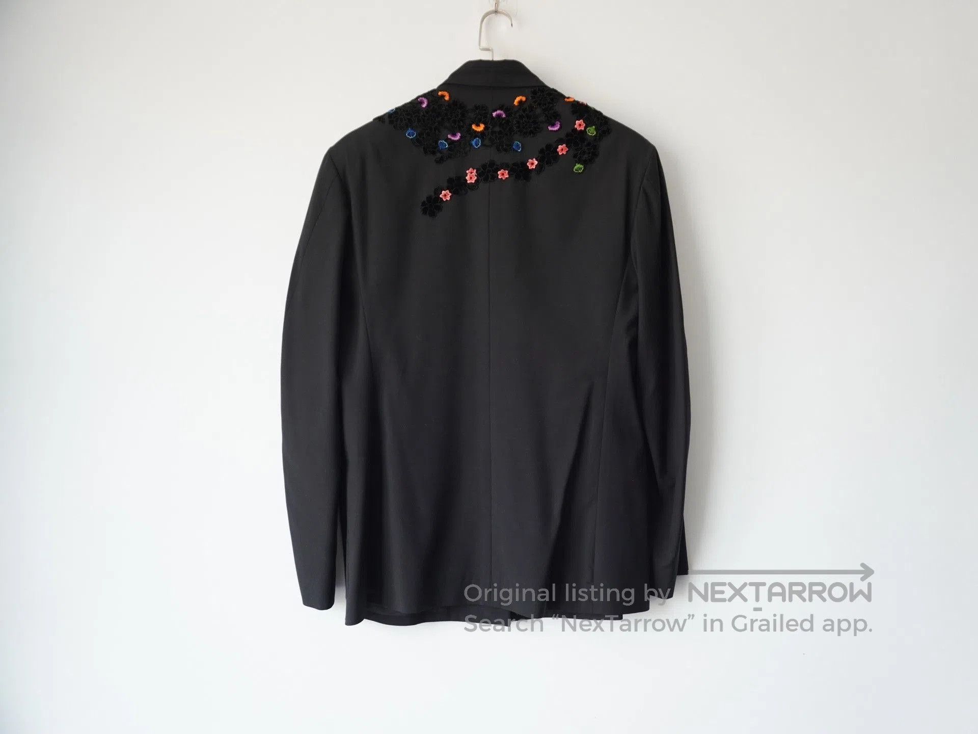 Yohji Yamamoto handmade floral velvet embroidered jacket. Size US M / EU 48-50 / 2 - 3 Thumbnail