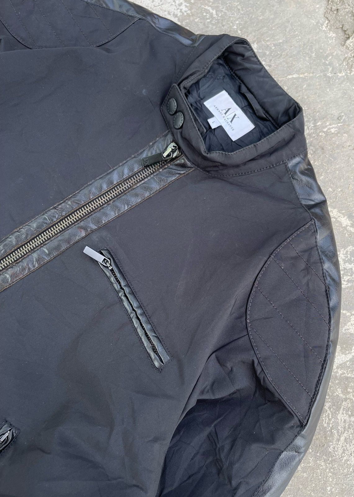 Giorgio Armani 🔥ARMANI EXCHANGE RAIDER BOMBER JACKET Size US L / EU 52-54 / 3 - 6 Thumbnail