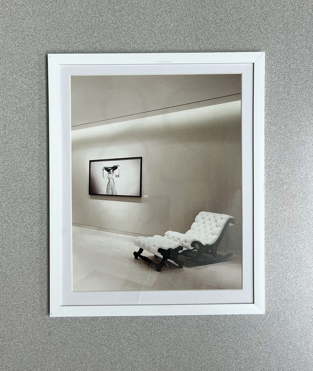Chrome Hearts × Vintage Chrome Hearts close up sofa Framed poster 8x11 Size ONE SIZE - 1 Thumbnail