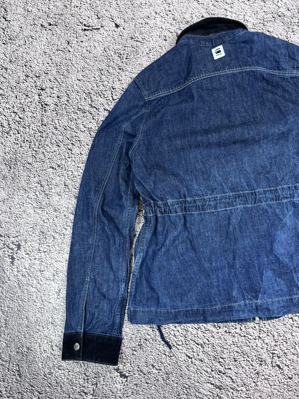 G-Star G-Star RAW Denim Jacket Corduroy Collar Workwear Carhartt Size XS / US 0-2 / IT 36-38 - 9 Thumbnail