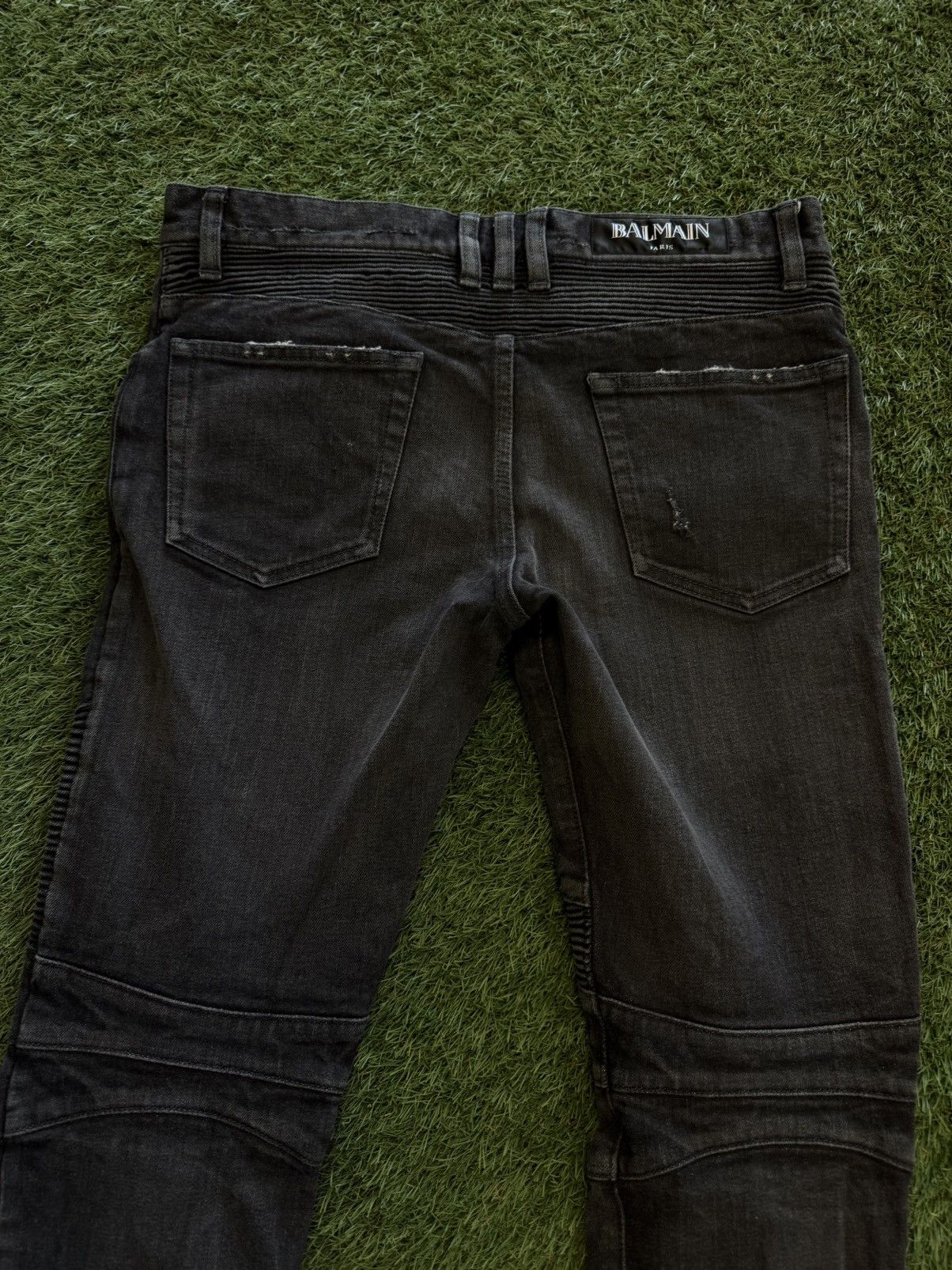 Balmain Balmain Paris Black Ripped Jeans Size 30 Size US 30 / EU 46 - 6 Thumbnail