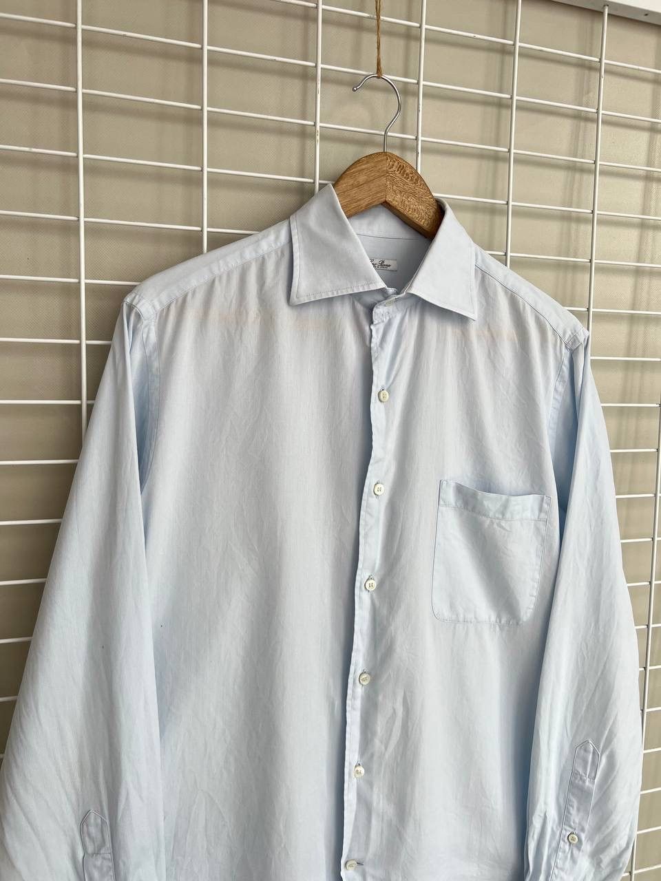 Loro Piana Loro Piana Light Blue Button Shirt Mens Size 15/40 or M/L Size US M / EU 48-50 / 2 - 3 Thumbnail