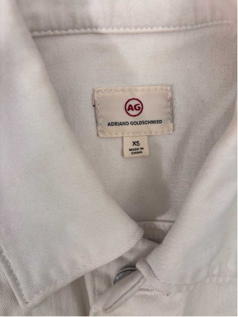 AG Adriano Goldschmied Women's AG Adriano Goldschmied Denim Jacket XS White Size XXS / US 00 / IT 34 - 9 Thumbnail