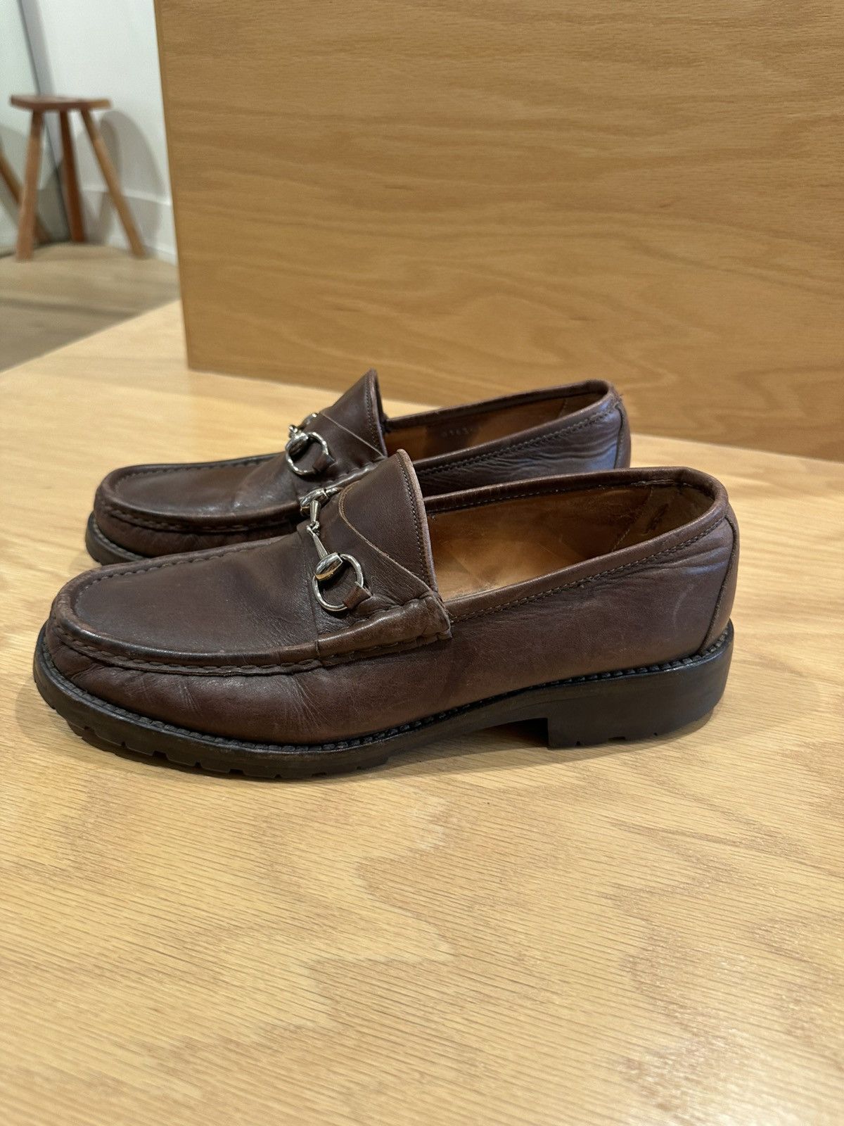 Gucci Gucci Horsebit Lug Sole Loafer Size US 10.5 / EU 43-44 - 5 Thumbnail