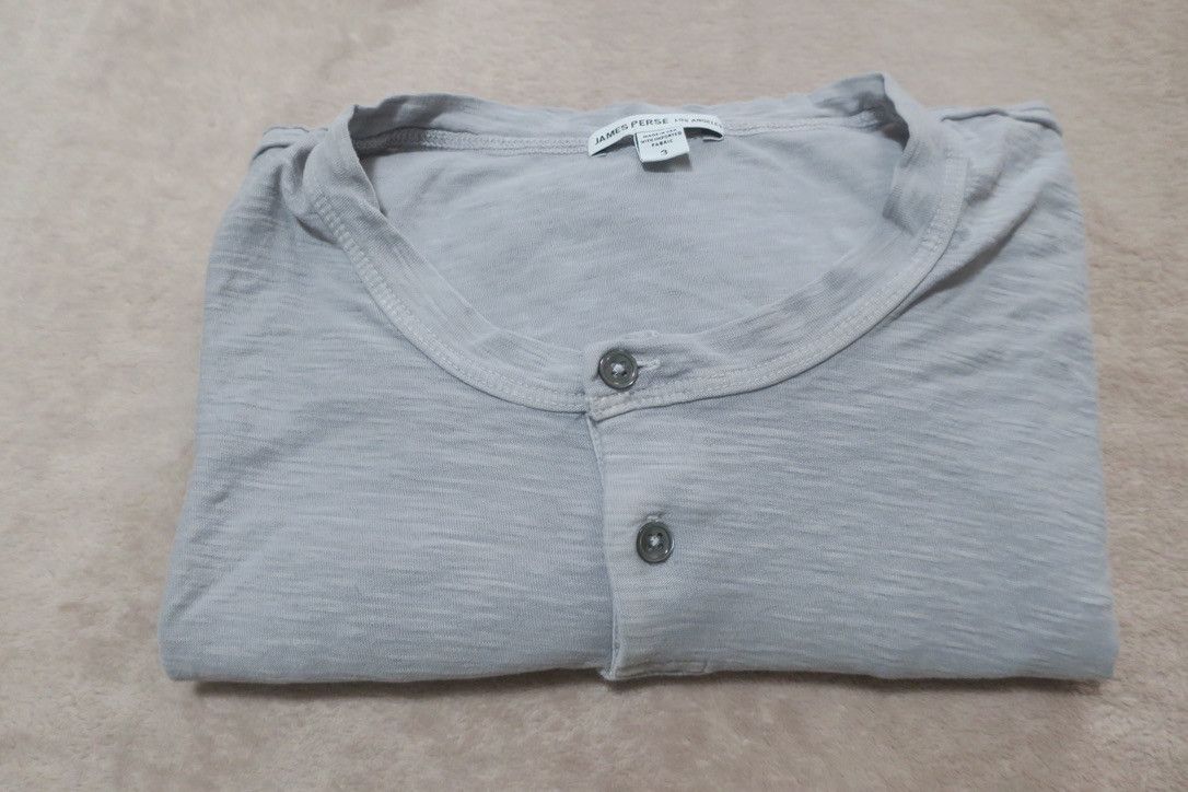 James Perse mrjy3545 Size 3 L/S T-Shirt Size US L / EU 52-54 / 3 - 11 Thumbnail