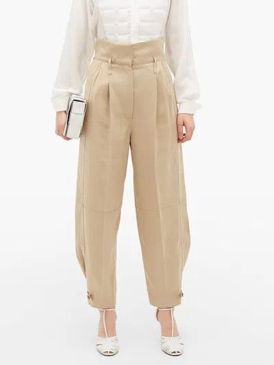 Givenchy o1y0925 Casual Pant in Beige Size 27" / US 4 / IT 40 - 2 Thumbnail