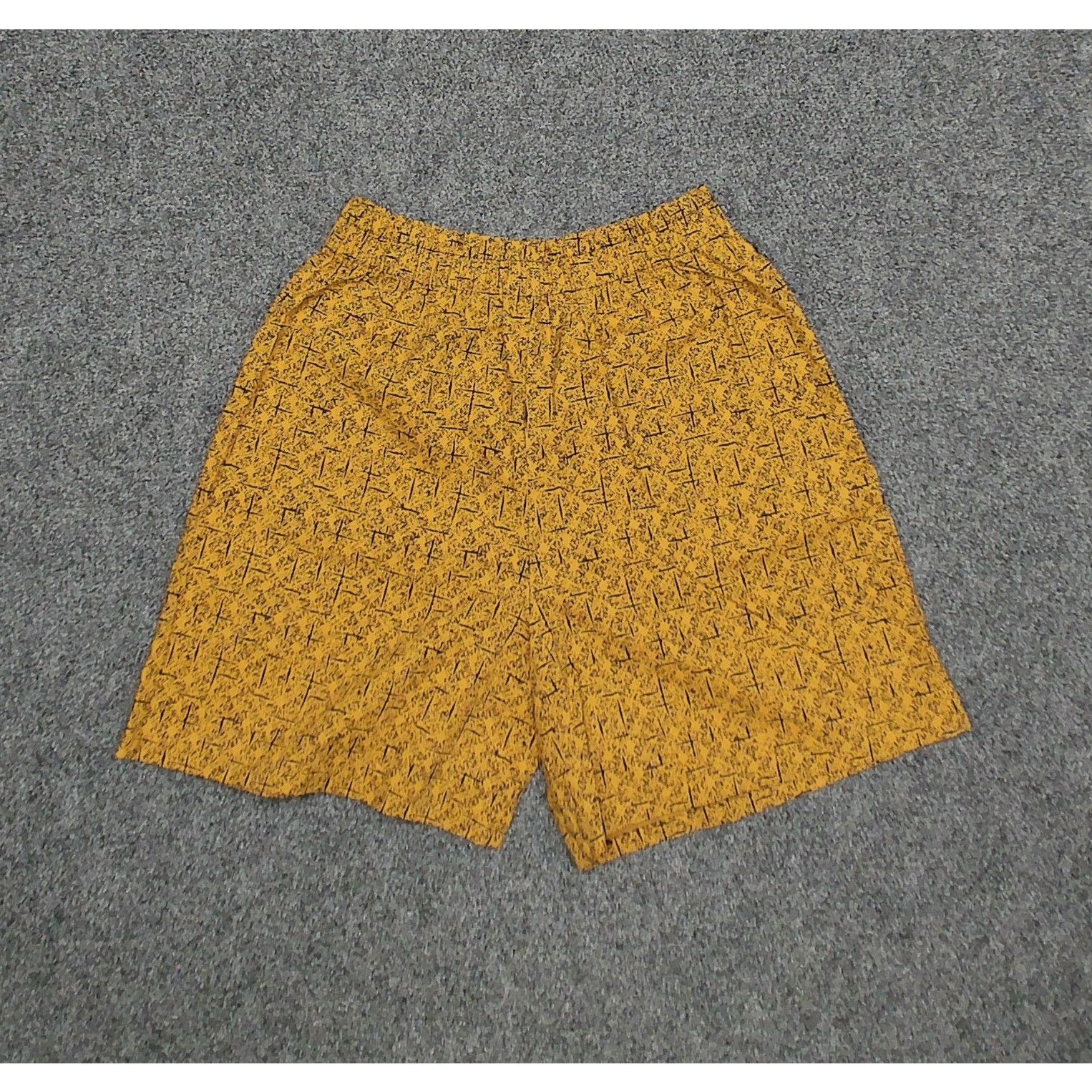 Vintage Vintage 80s Abstract Geometric High Waisted Shorts USA Made Size 25" / US 0 / IT 36 - 3 Thumbnail