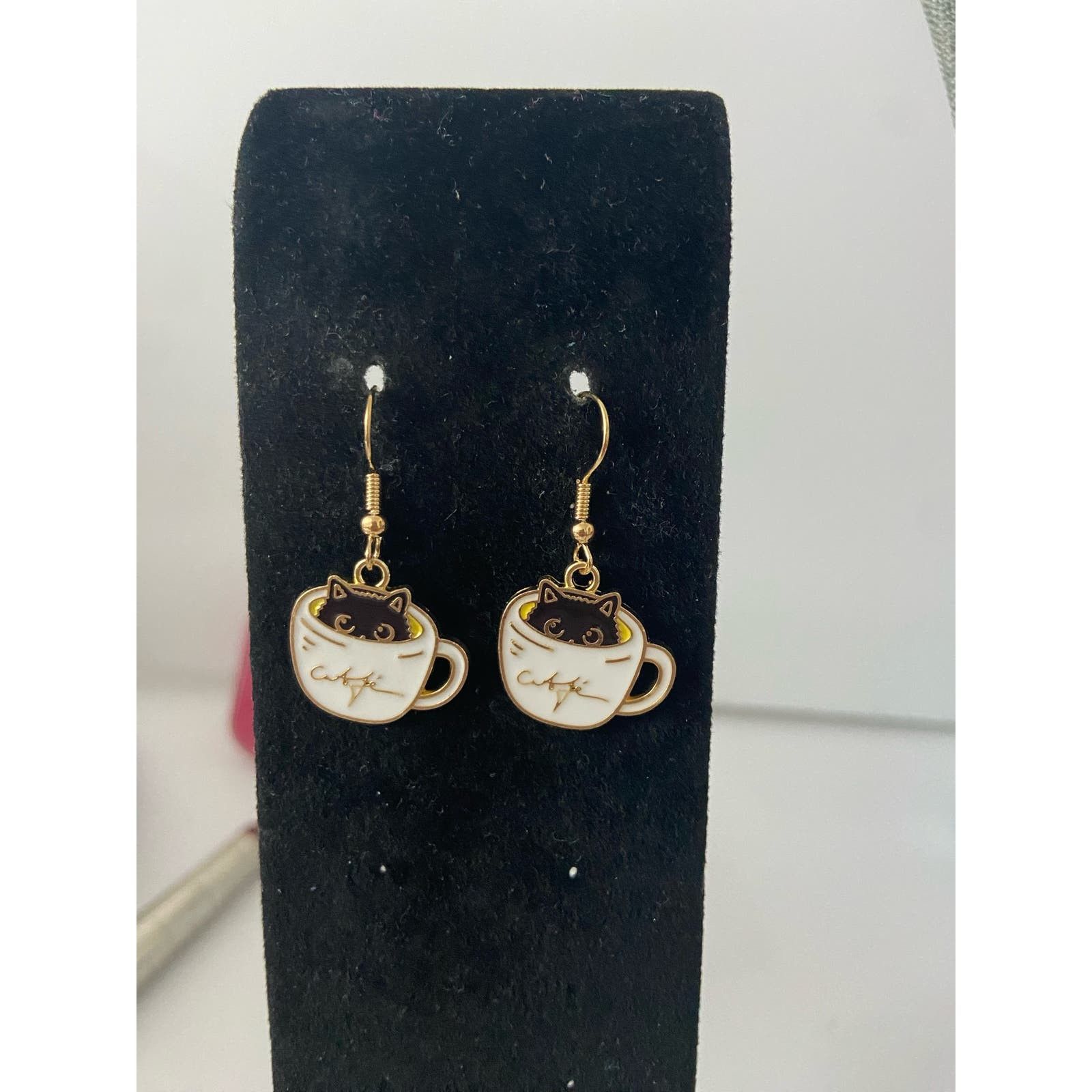 Other Cute black cat earrings Size ONE SIZE - 1 Thumbnail
