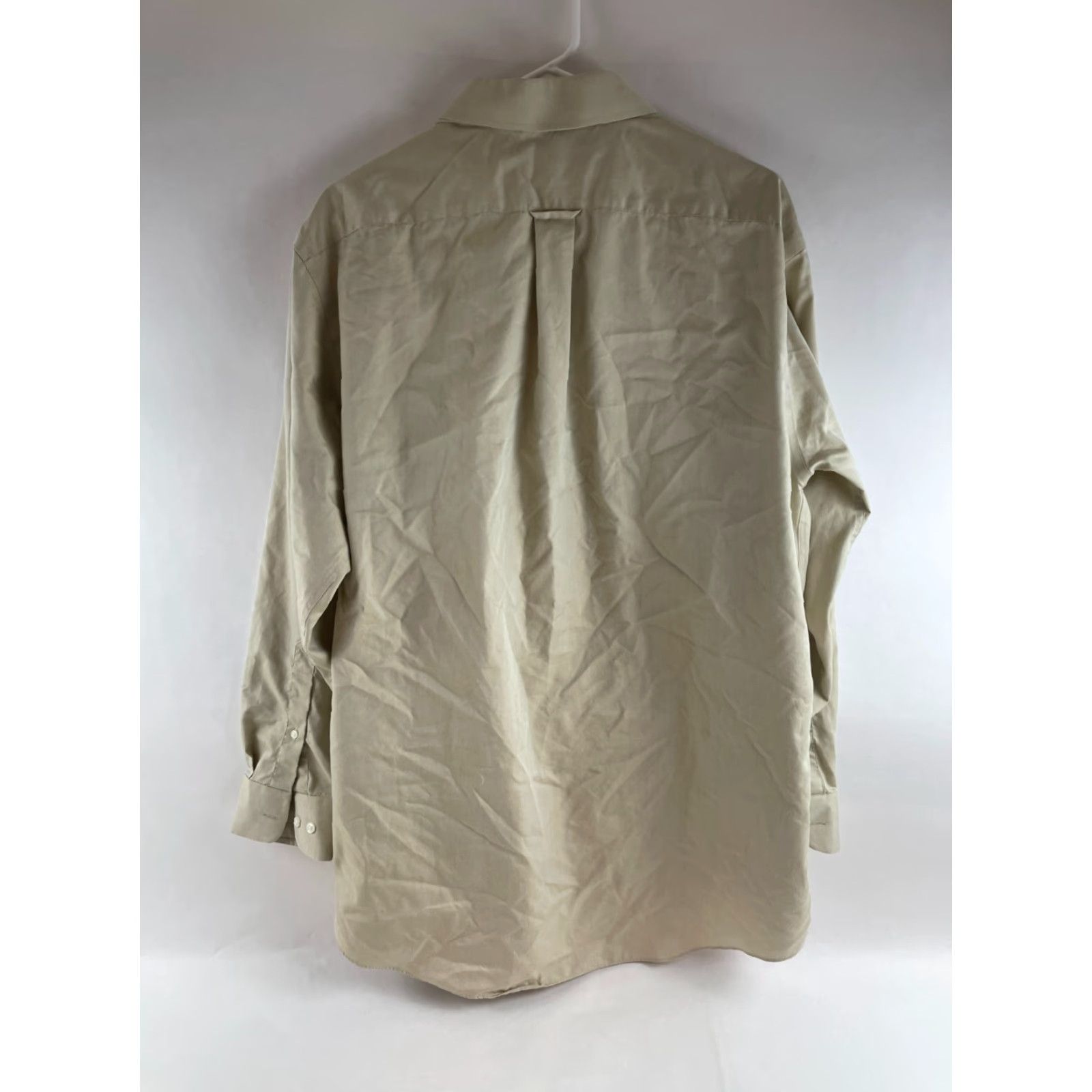 Stafford Stafford Shirt Men 17 34-35 Tan Button-Down Long Sleeve Pocket Oxford Shirt Size US XL / EU 56 / 4 - 2 Thumbnail