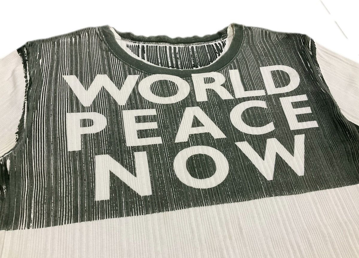 Designer × Katharine Hamnett London 🔥Vintage Katharine Hamnett World Peace Now Shirt Size US M / EU 48-50 / 2 - 2 Thumbnail
