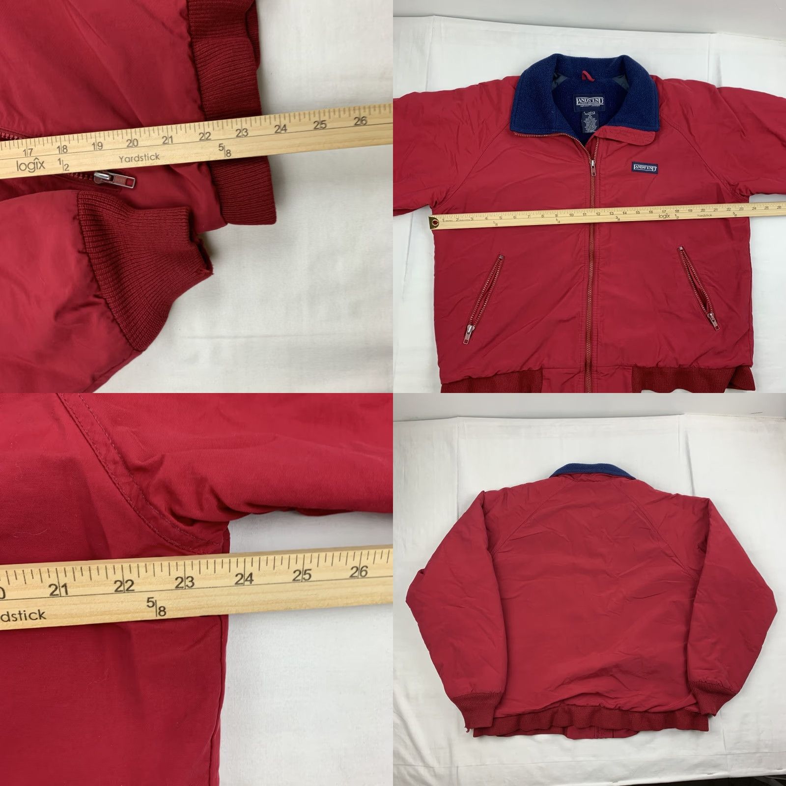 遊戯王トゥーンデッキパーツ-[OLD LAND'S END]NYLON ZIP BLOUSON 42-44