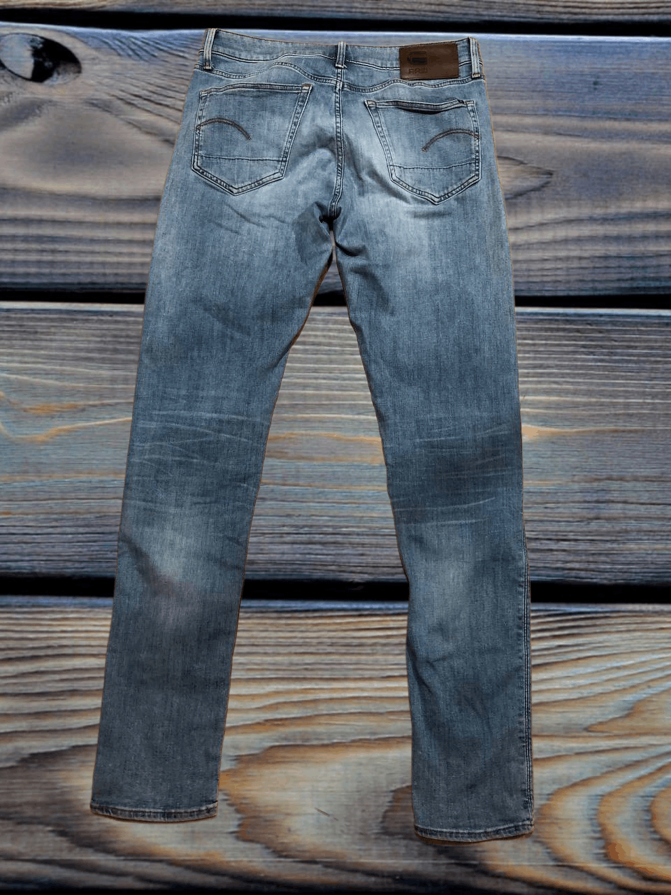 G-Star Vintage G-STAR RAW Blue Denim 3301 SLIM Jeans Size US 34 / EU 50 - 1 Thumbnail