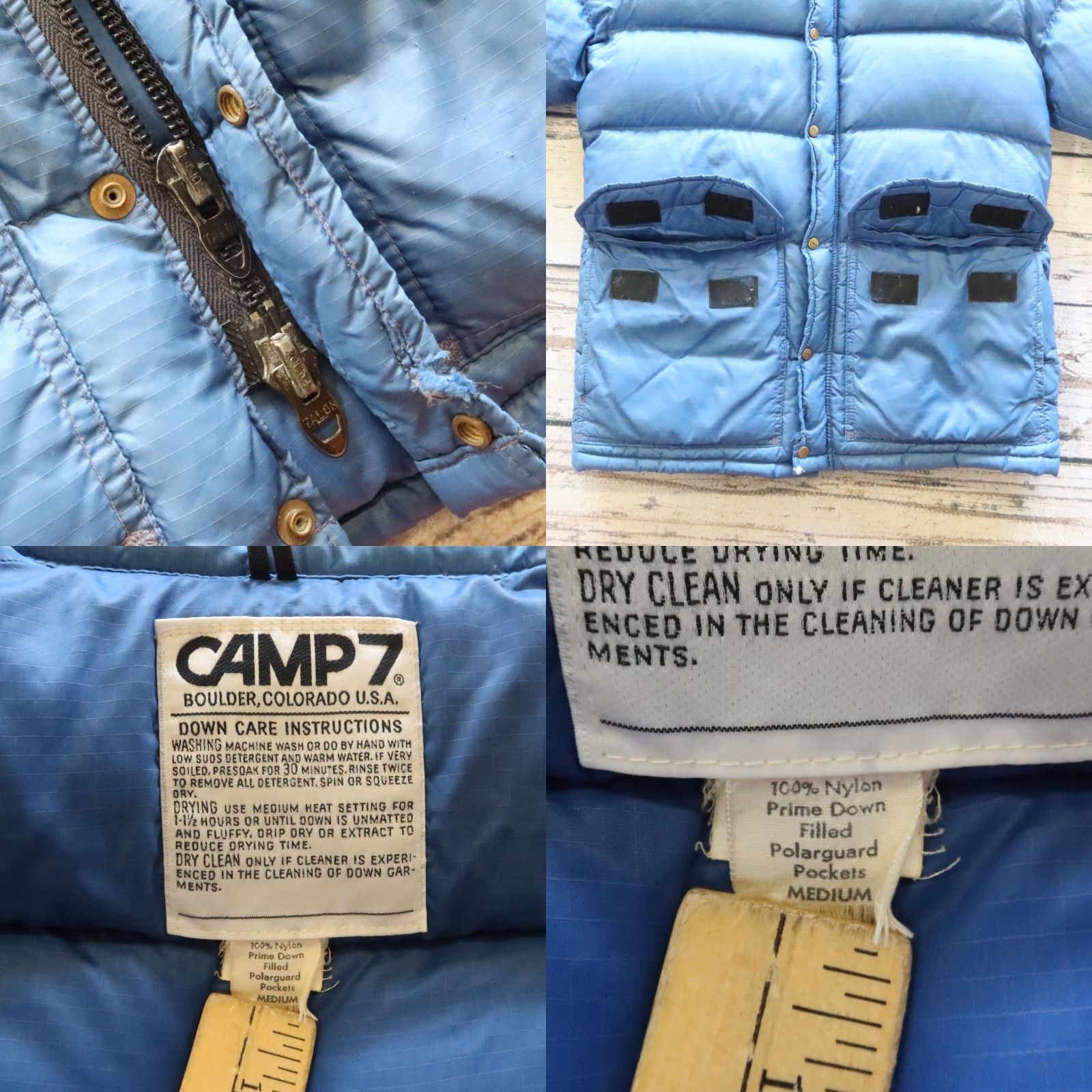 Vintage VINTAGE Camp 7 Puffer Jacket Men M Blue, Jacket, Camp7, Vintage Camp 7 Puffer Jacket, Men M Blue Size US M / EU 48-50 / 2 - 9 Thumbnail