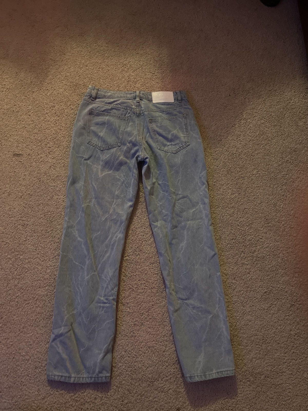 Vintage Blue 28 X 28 Work Jeans Size US 28 / EU 44 - 3 Thumbnail