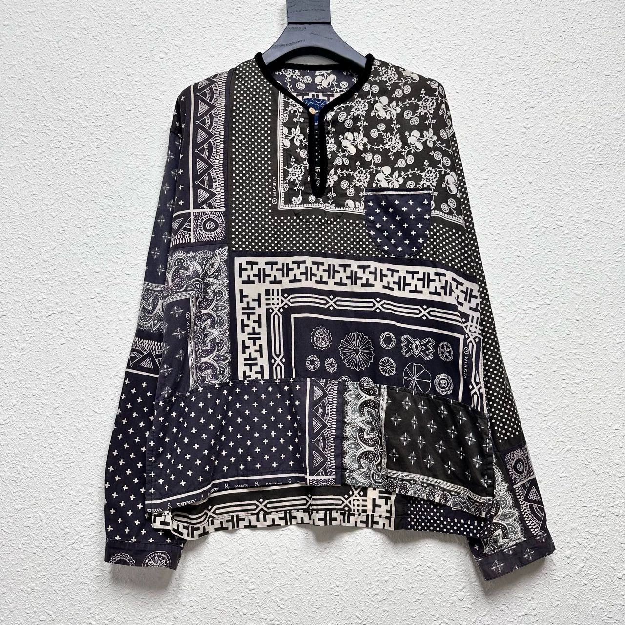 Visvim VISVIM Tunic Bandana cashew flower linen long-sleeved shirt Size US S / EU 44-46 / 1 - 1 Thumbnail