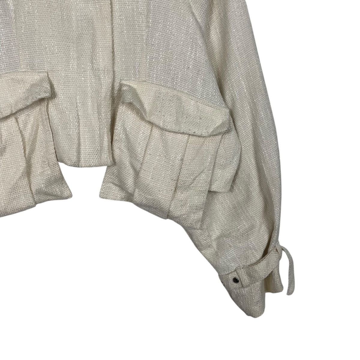 Japanese Brand Idem Inspired By Yohji Yamamoto Crop Jacket Size M / US 6-8 / IT 42-44 - 4 Thumbnail