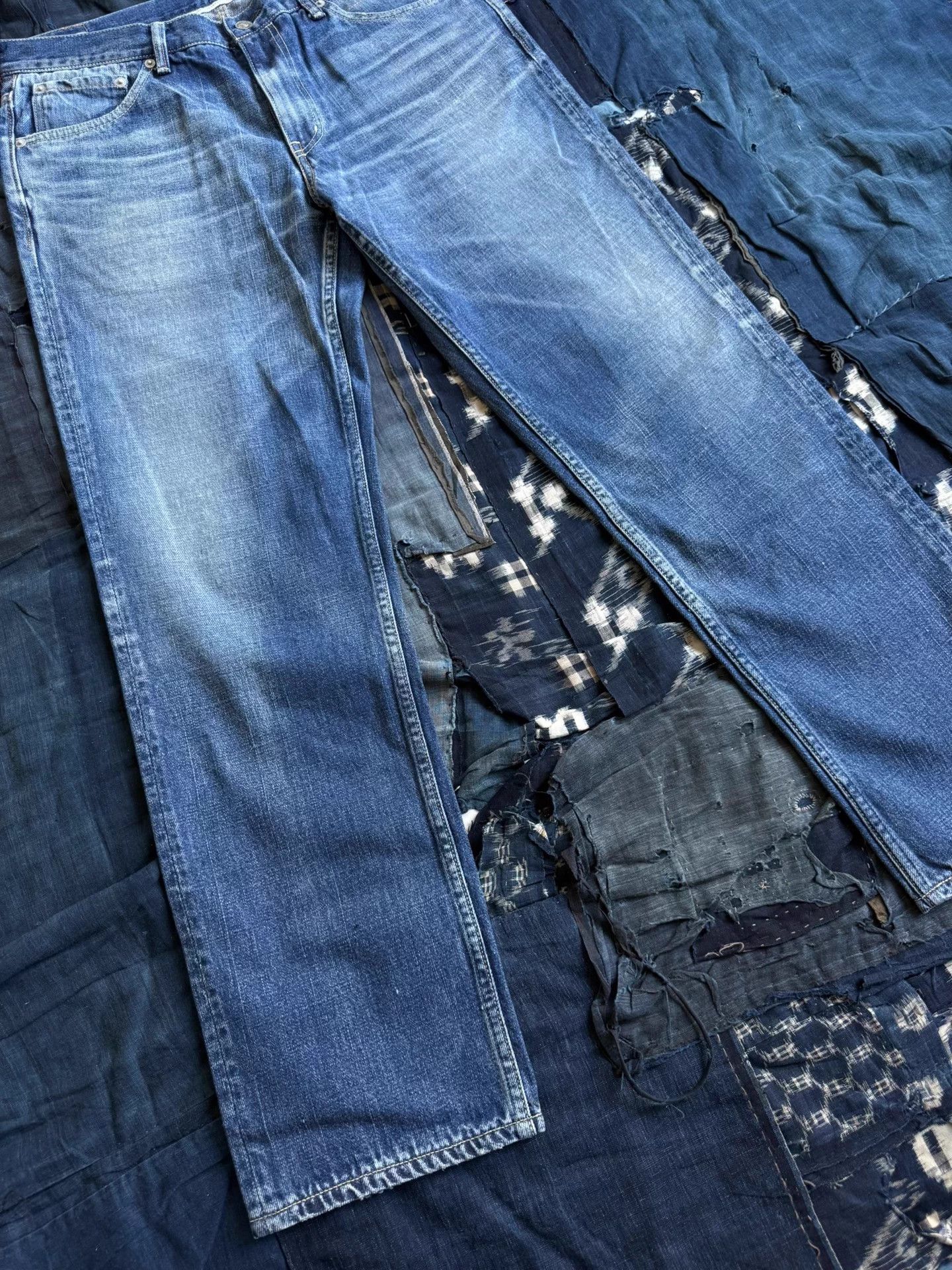 Visvim VISVIM 14AW Social Sculpture 03D9 Washed Denim W34L30 Size US 34 / EU 50 - 4 Thumbnail