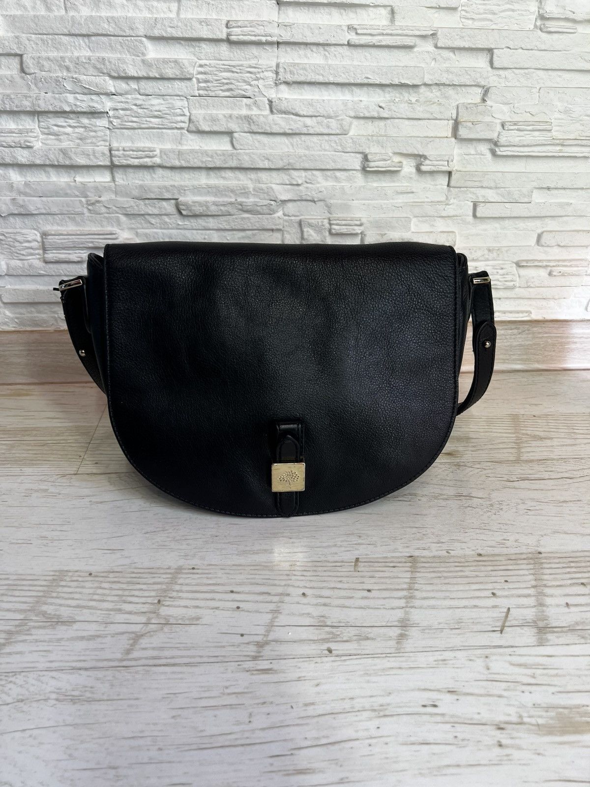 Mulberry Mulberry Tessie Black Leather Crossbody Bag Size ONE SIZE - 2 Thumbnail