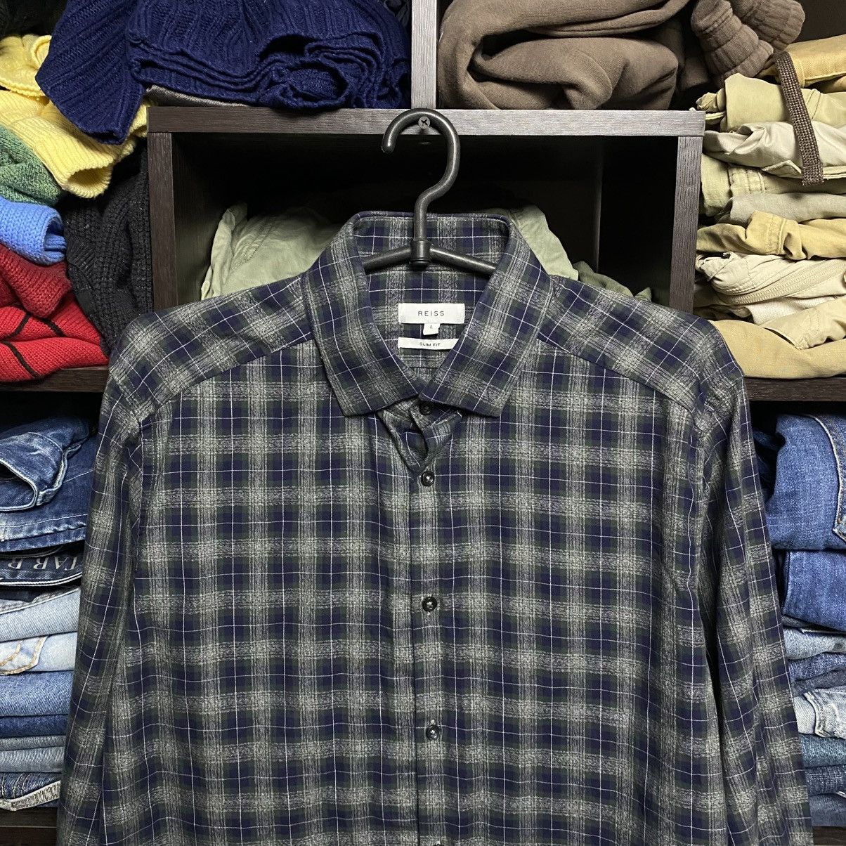 Reiss Designer Reiss Multicolored y2k luxury streetwear shirt Size US L / EU 52-54 / 3 - 2 Thumbnail