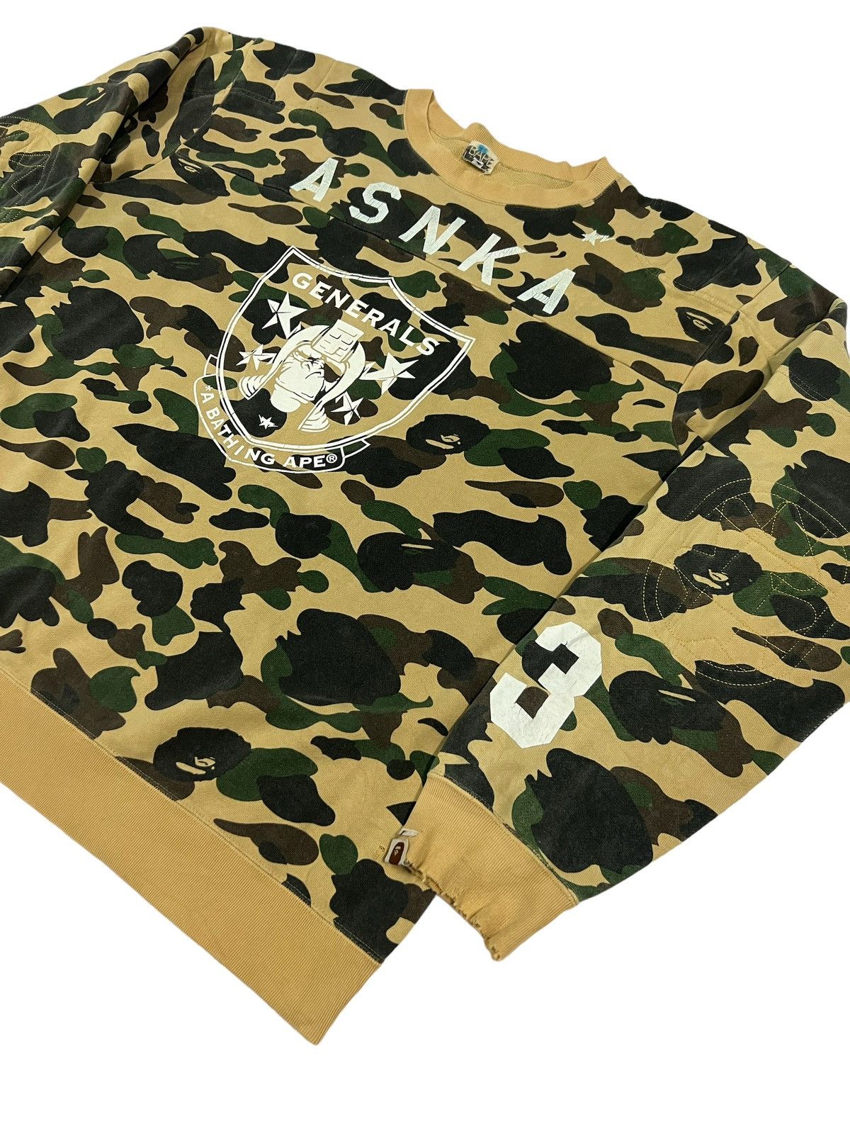Bape 1st Camo Generals Crewneck Size US XL / EU 56 / 4 - 4 Thumbnail