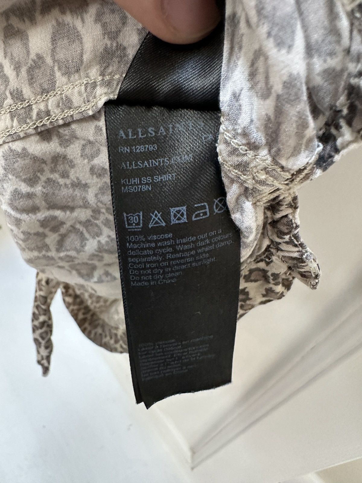 Allsaints Kuhn SS Shirt Size US S / EU 44-46 / 1 - 5 Thumbnail