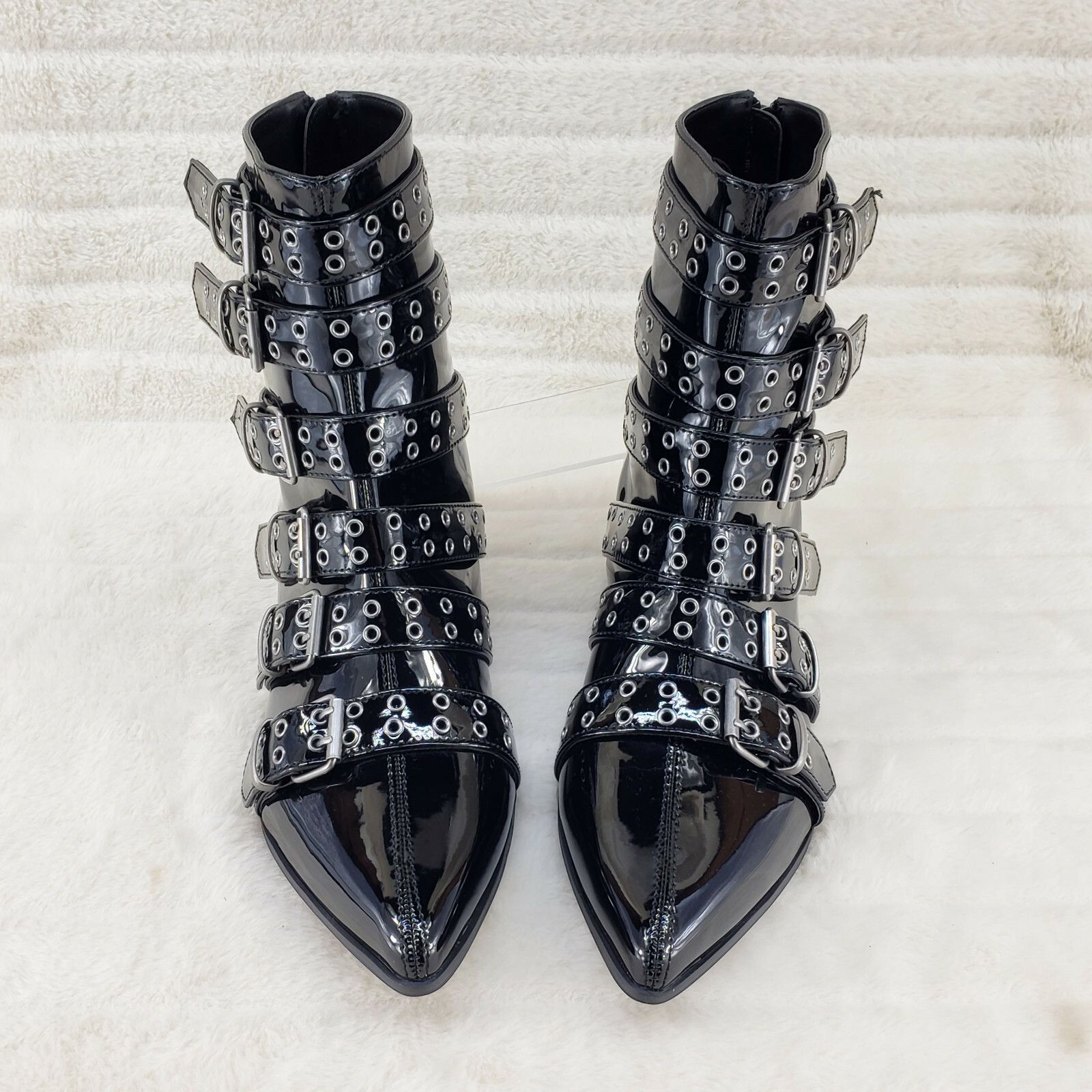 Other DEMONIA Wicked Warlock 70 Multi Strap Winklepicker Ankle Boo Size US 13 / EU 46 - 3 Thumbnail