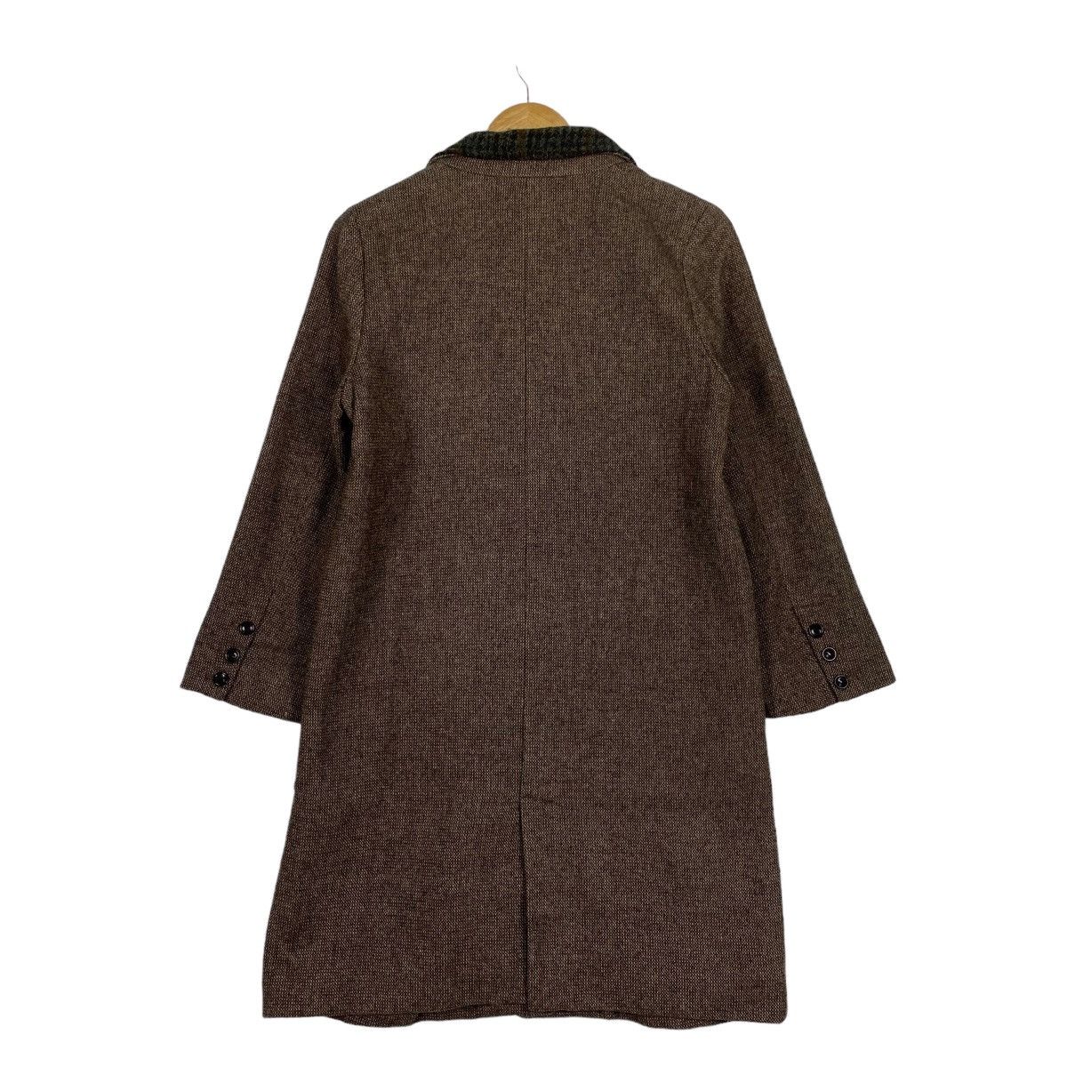 Japanese Brand Harris Tweed X Chime wool long coat Size S / US 4 / IT 40 - 9 Thumbnail