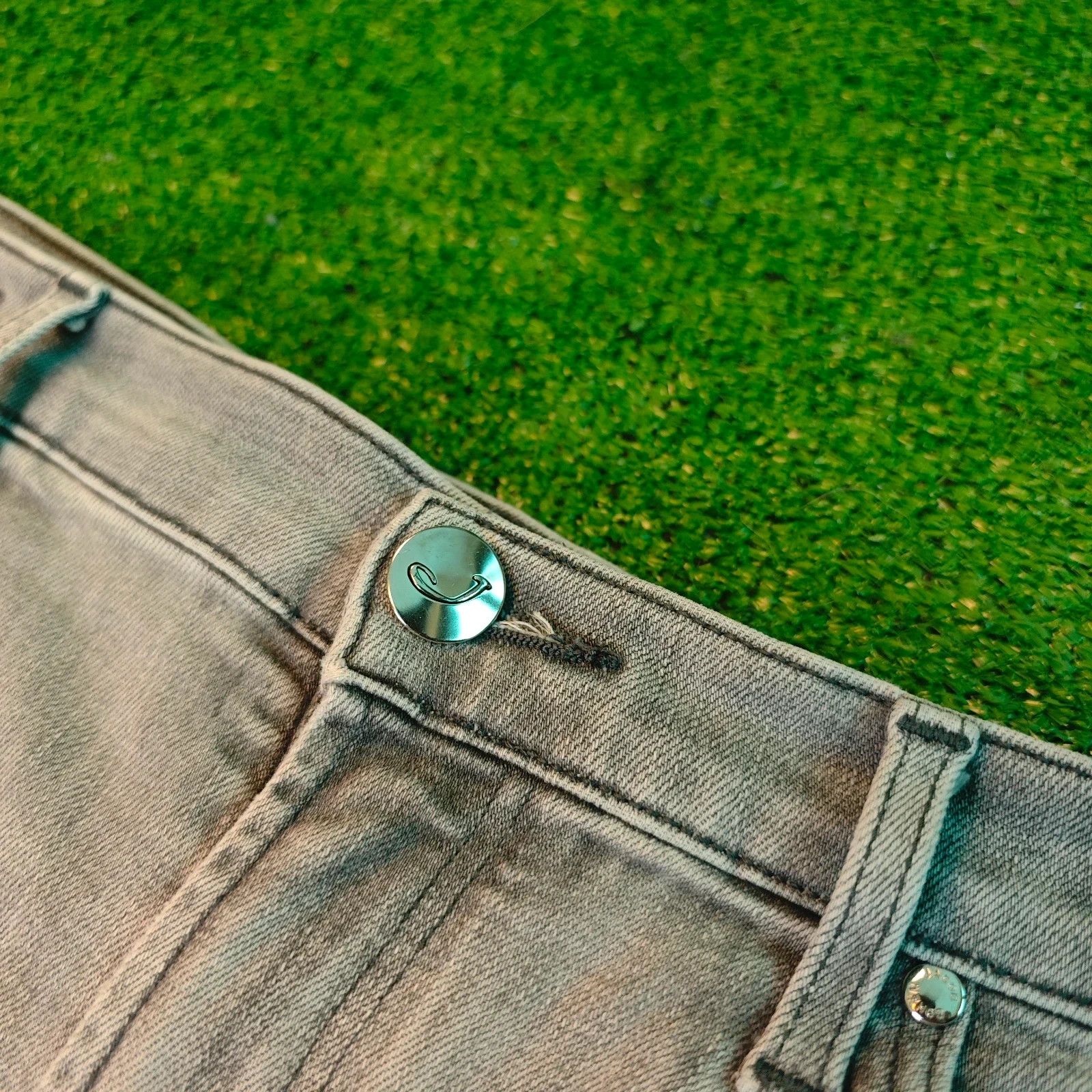 Jacob Cohen Jacob Cohen Jeans Womens 28 Gray straight regular handmade Size 28" / US 6 / IT 42 - 9 Thumbnail