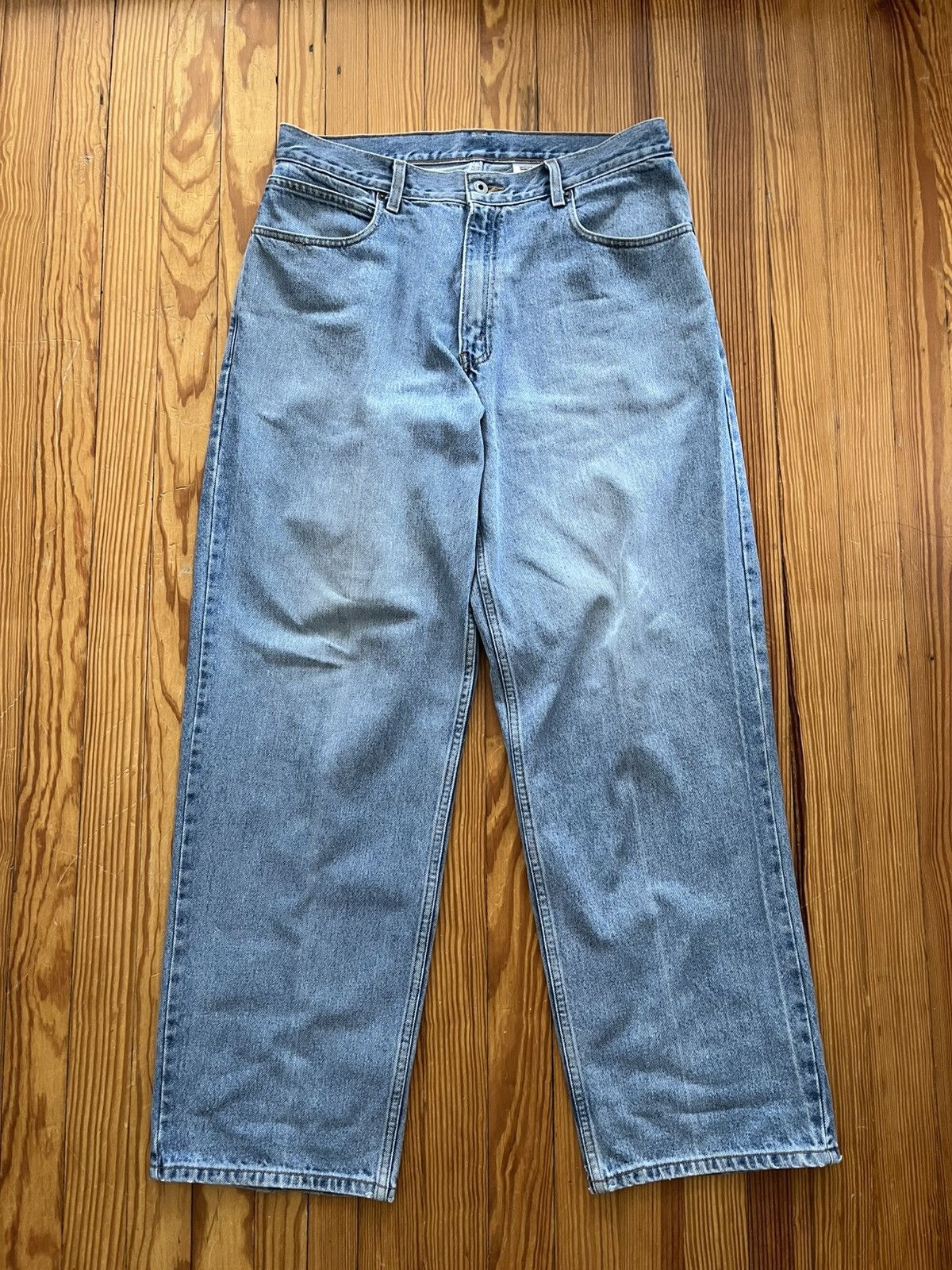 Vintage Levi’s 595 Super Baggy Denim Silver Tab Light Wash