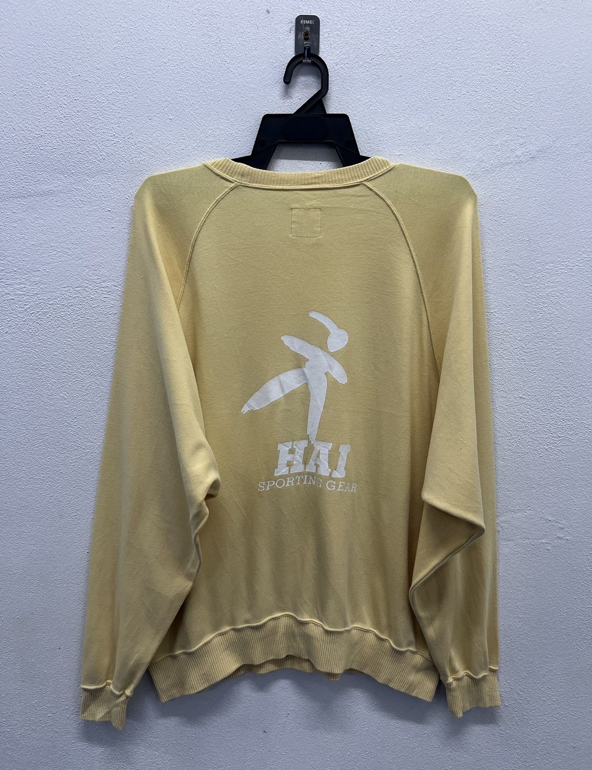 Hai Sporting Gear Zipped Up hotsell Sweatshirt Big Logo Spell Out Pullover / Fashion Style / Designer / Japanese / Streetwear / Issey Miyake 1