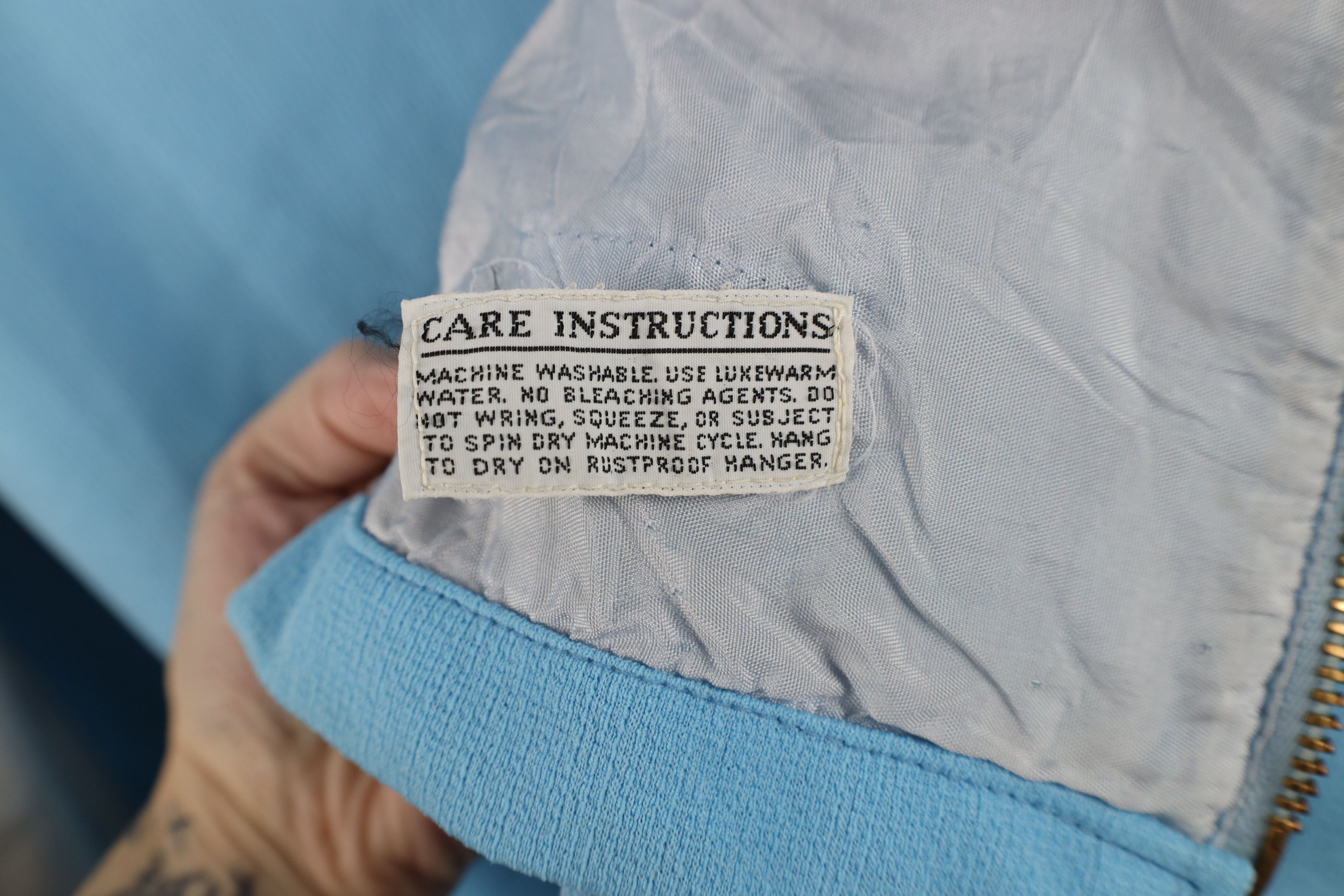 Vintage Vintage 60s Streetwear Cafe Racer Bomber Jacket Blue USA Size US M / EU 48-50 / 2 - 13 Thumbnail