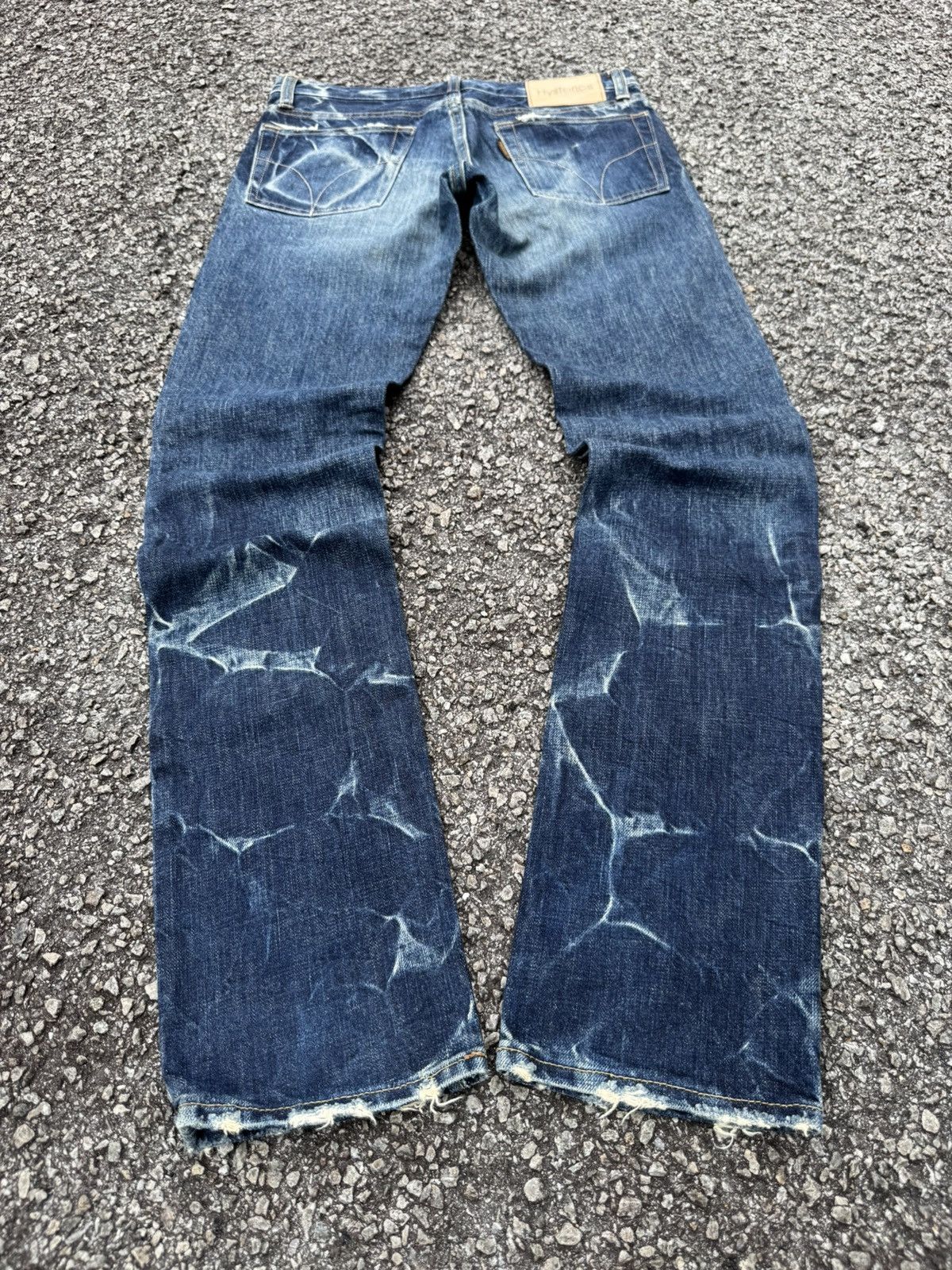 Hysteric Glamour HYSTERIC GLAMOUR JAPAN STUDDED UNISEX STYLE DISTRESSED JEANS Size US 29 - 10 Thumbnail