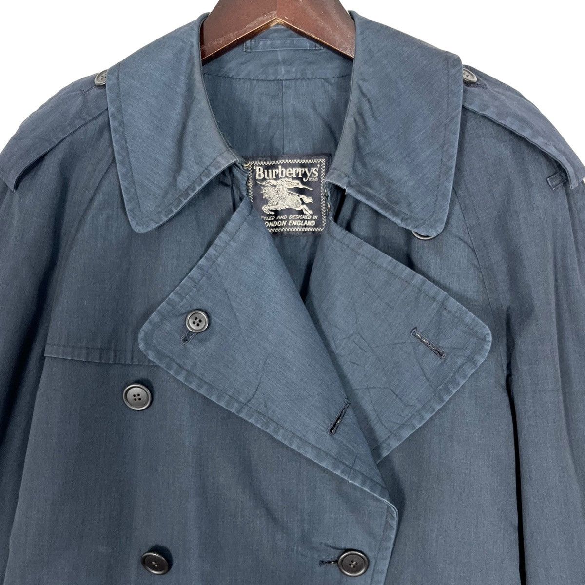 Burberry × Burberry Prorsum × Vintage Vintage 90’s Burberrys Nylon Trench Coat Size US M / EU 48-50 / 2 - 8 Thumbnail