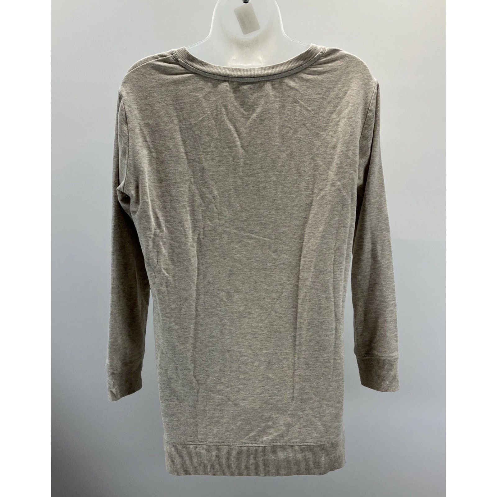 Chicos Chicos Zenergy Grey LongSleeve Tunic Sweater Flowy Womens 0S Size L / US 10 / IT 46 - 4 Thumbnail