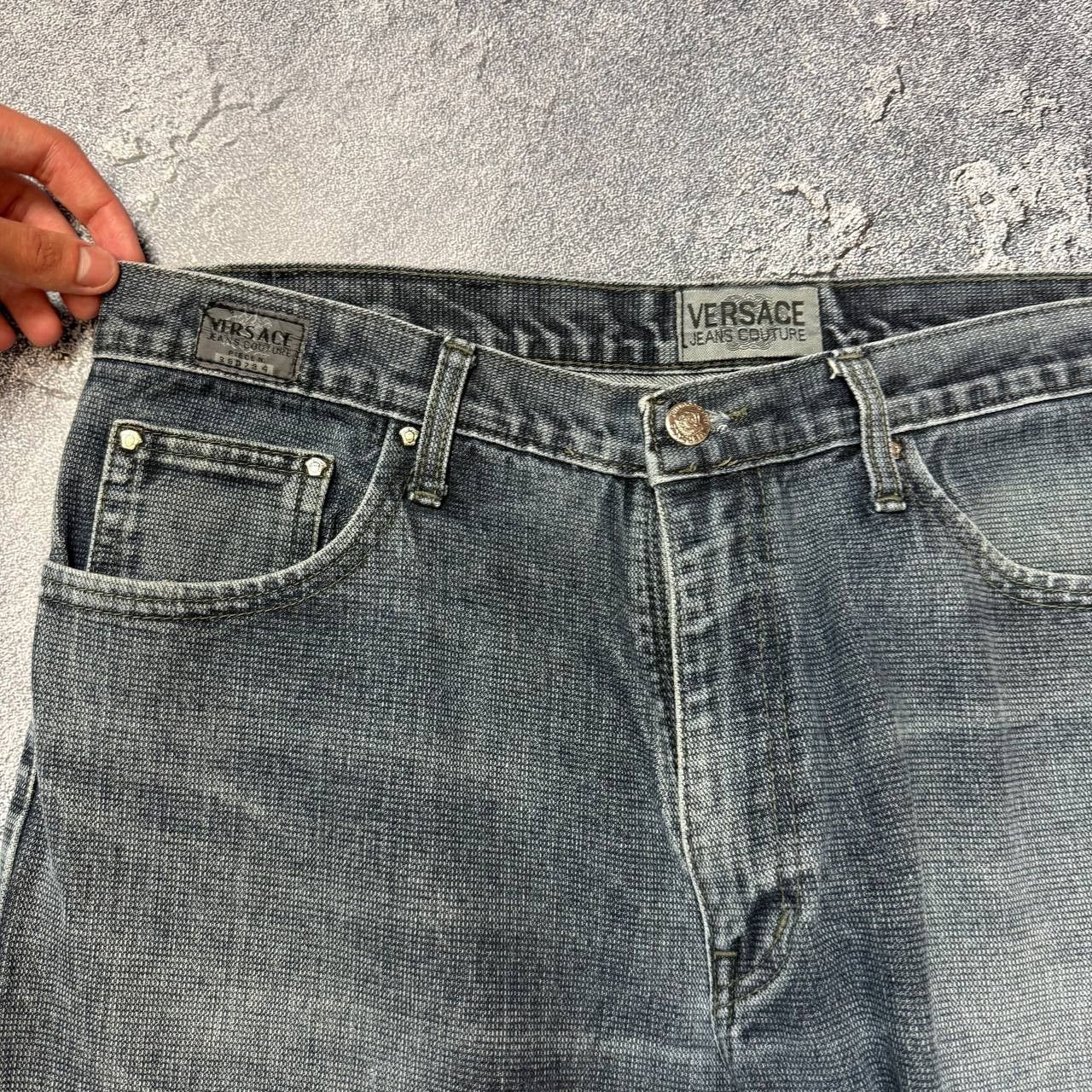 Versace Jeans Couture Vintage Versace Couture Grey Denim Jeans Size US 32 / EU 48 - 8 Thumbnail