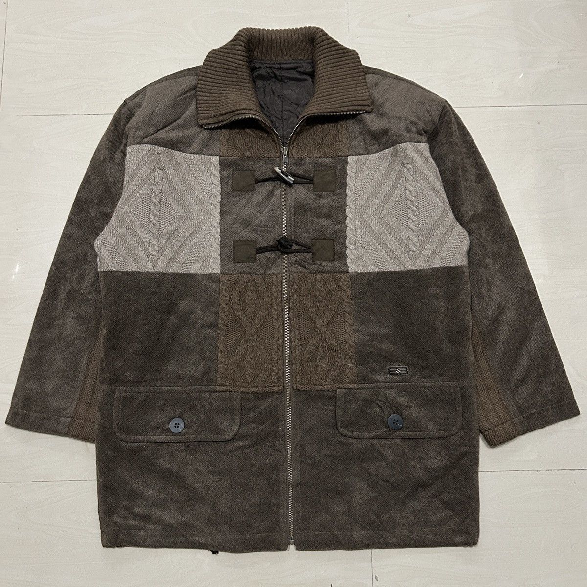 Balenciaga Vintage Balenciaga Sports Wool knit coat Size US M / EU 48-50 / 2 - 1 Thumbnail